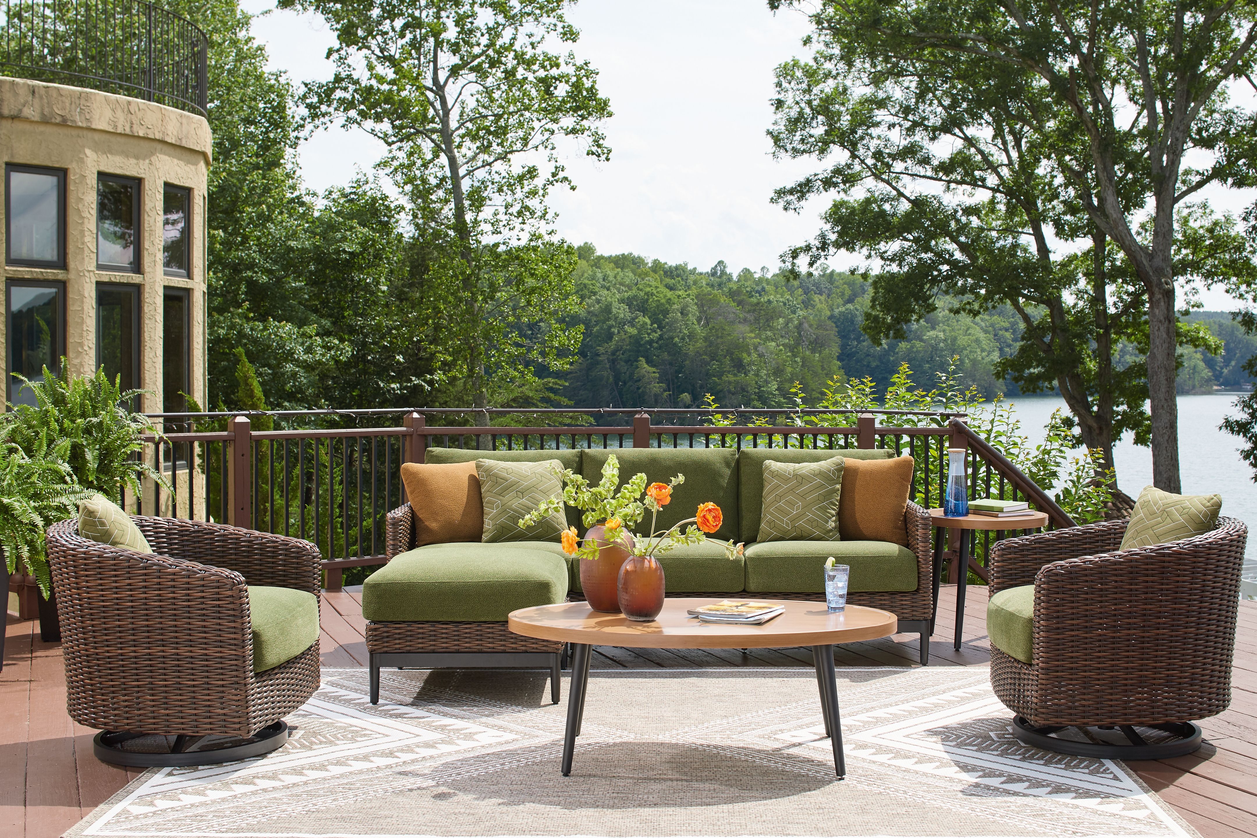 6 Pc · Lounge Set With Sofa