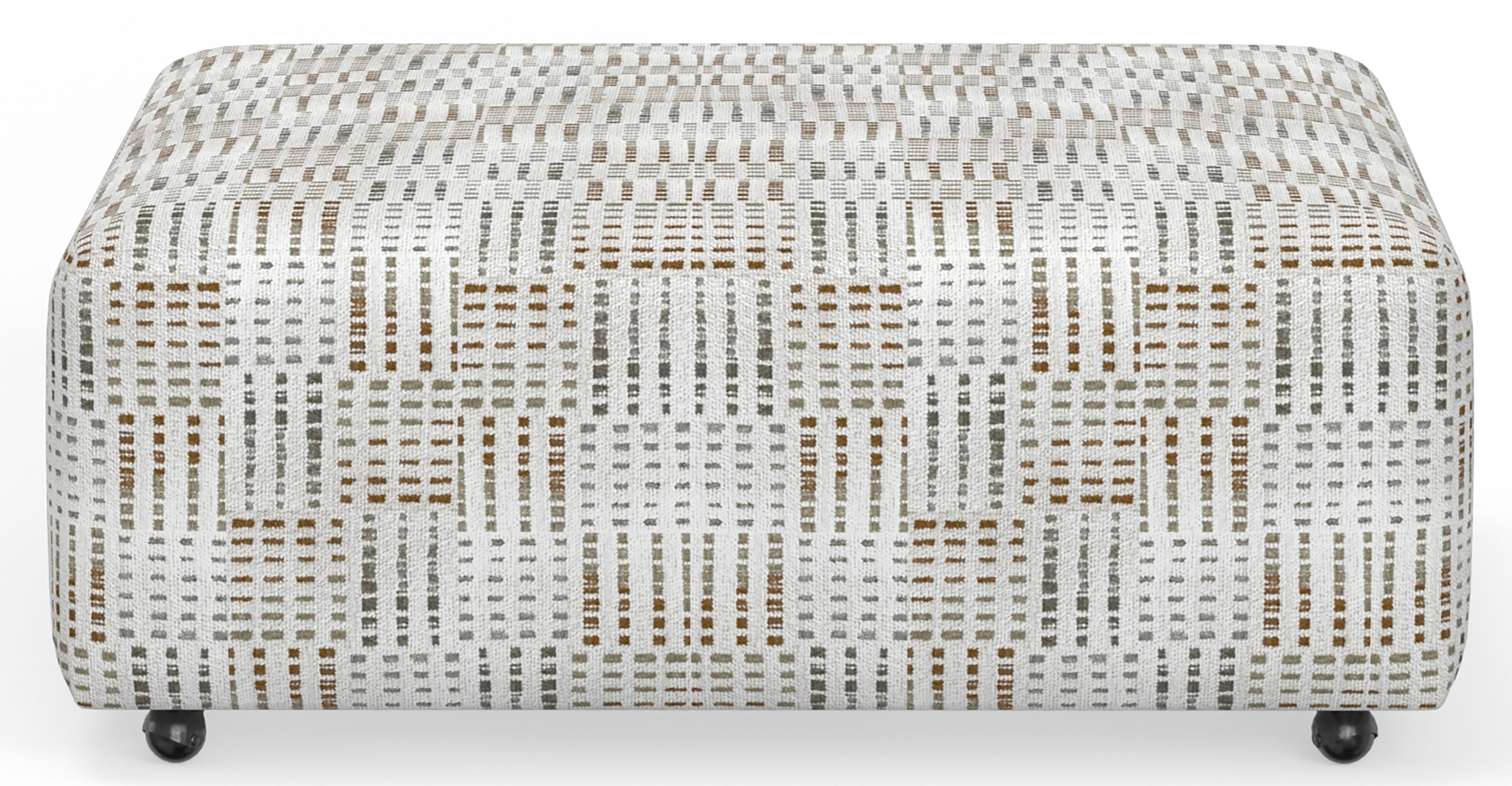 Kellen - Castered Cocktail Ottoman - Morocco