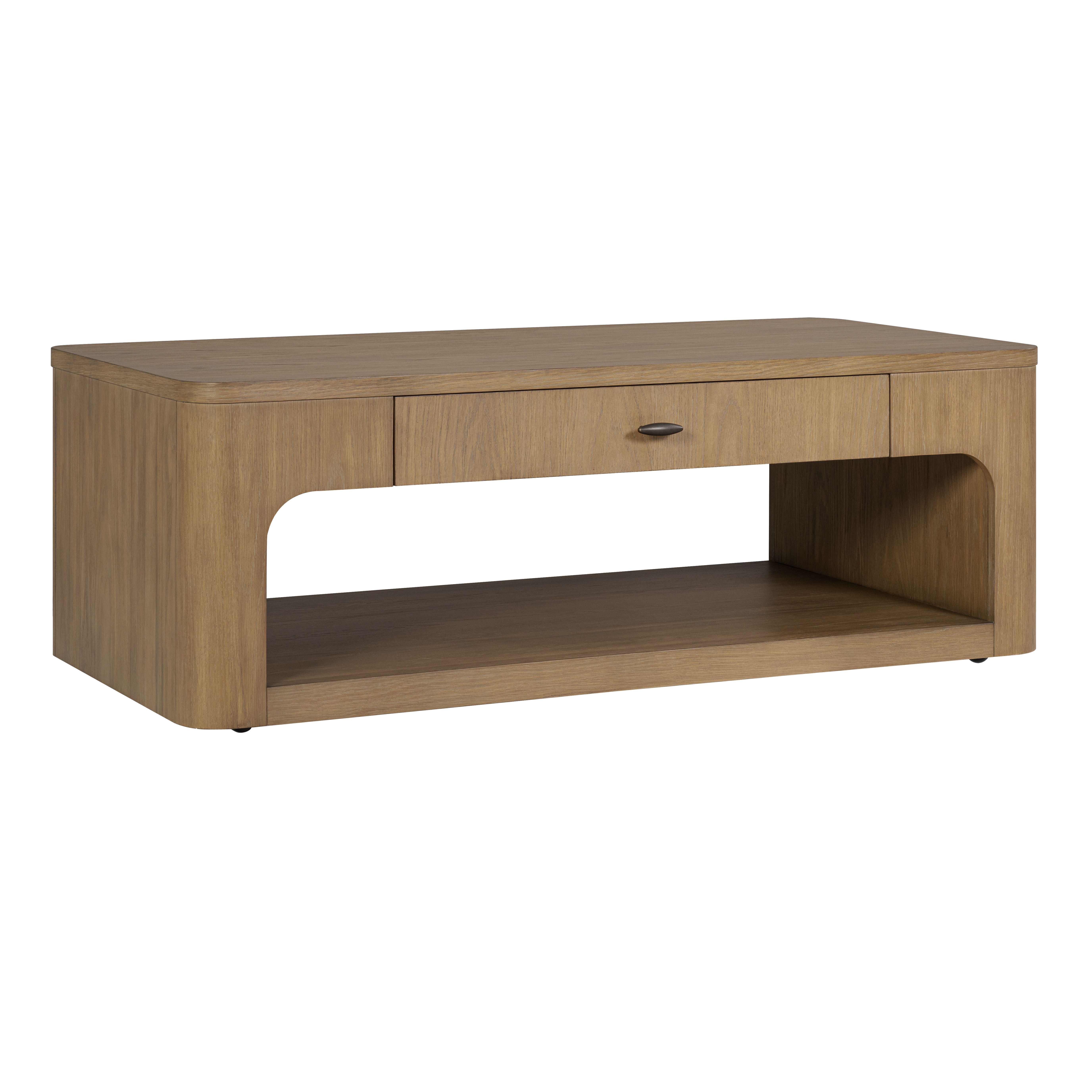 Normandy - Rectangular Coffee Table - Light Brown, light brown
