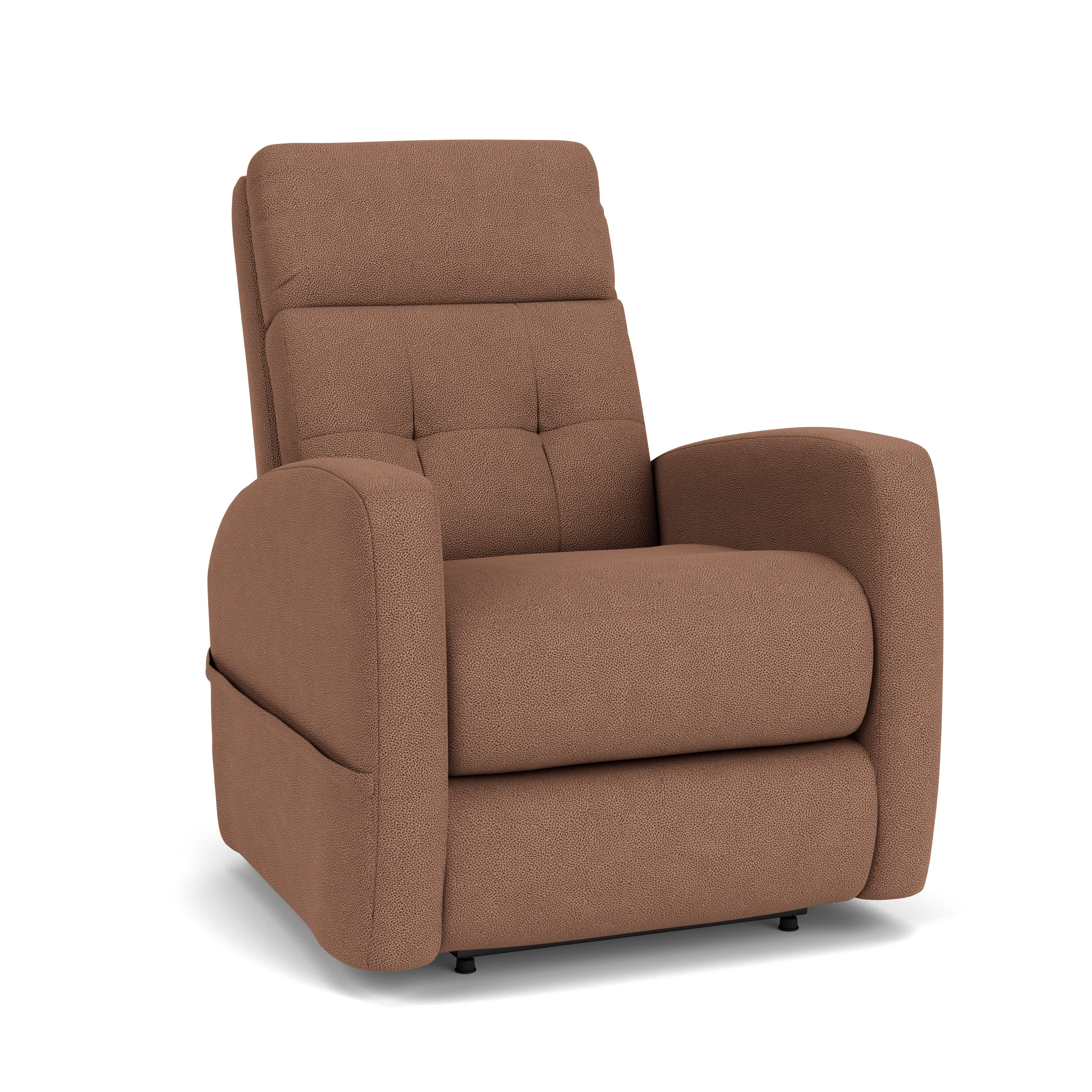 Charlotte - Transitional Fabric Power Recliner With Power Headrest & Lumbar, gray, view 2