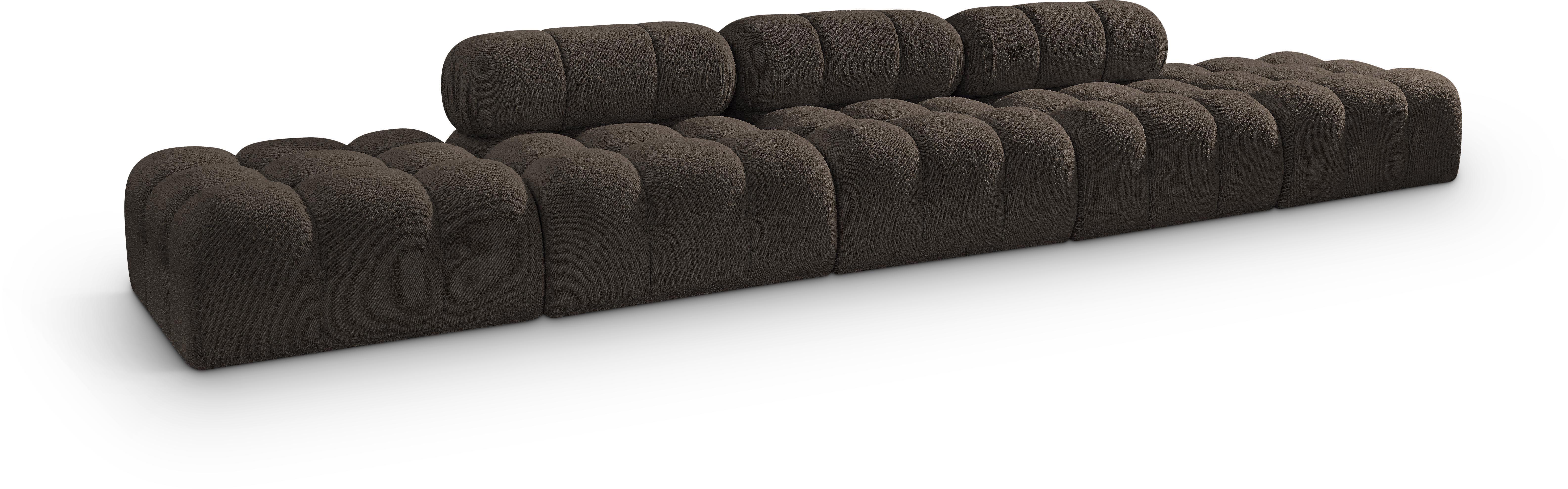 5 Pc · Boucle Fabric 170" Upholstered Modular Sofa