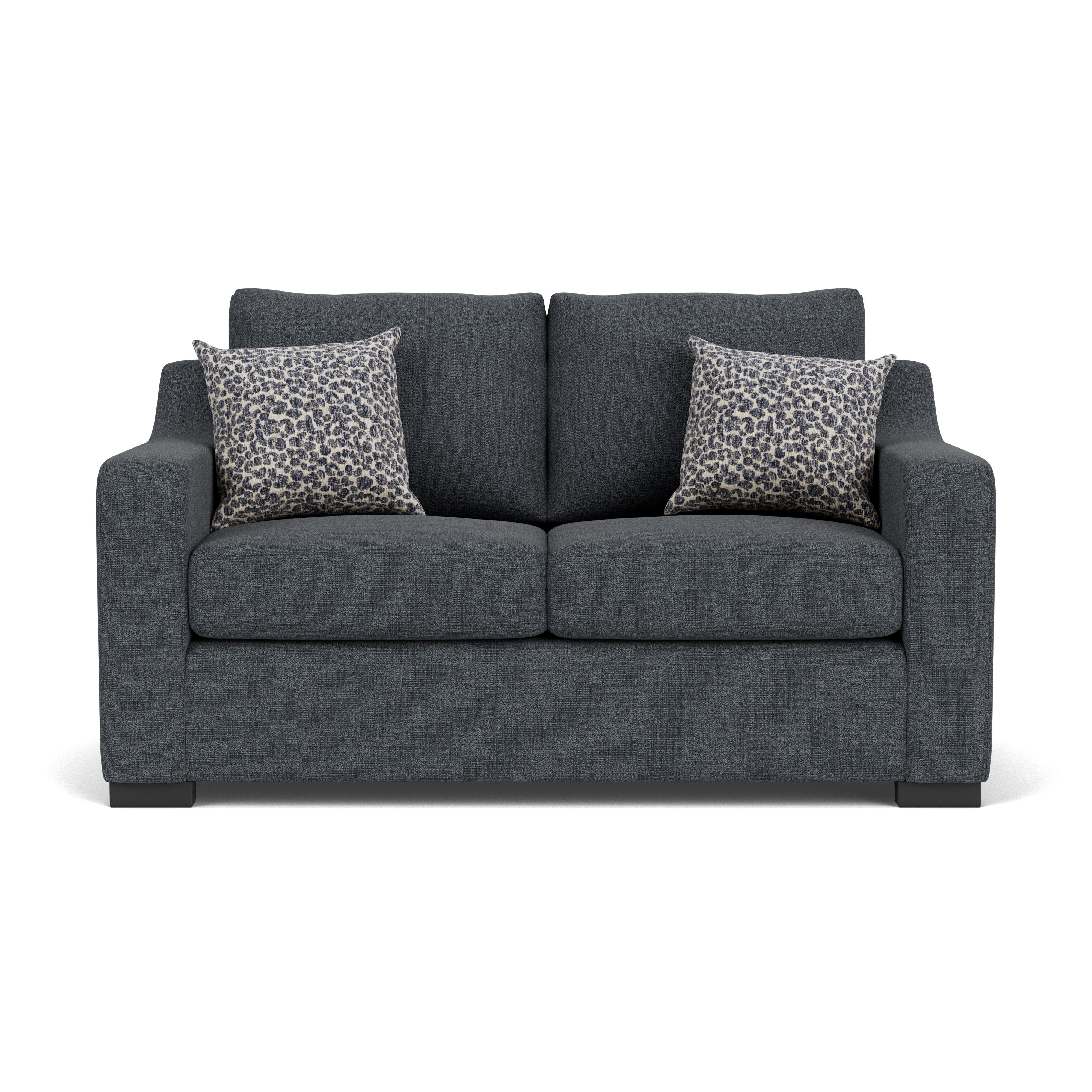 Quinn - Fabric Loveseat, dark gray, view 3