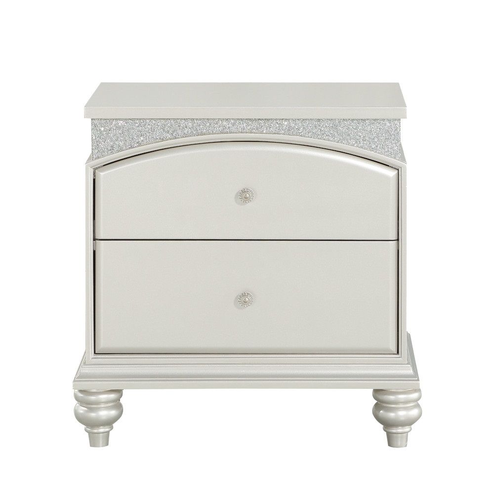 Maverick - Nightstand - Platinum, silver, view 7