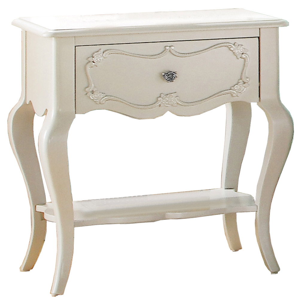 Edalene - Nightstand - Pearl White, white, view 2