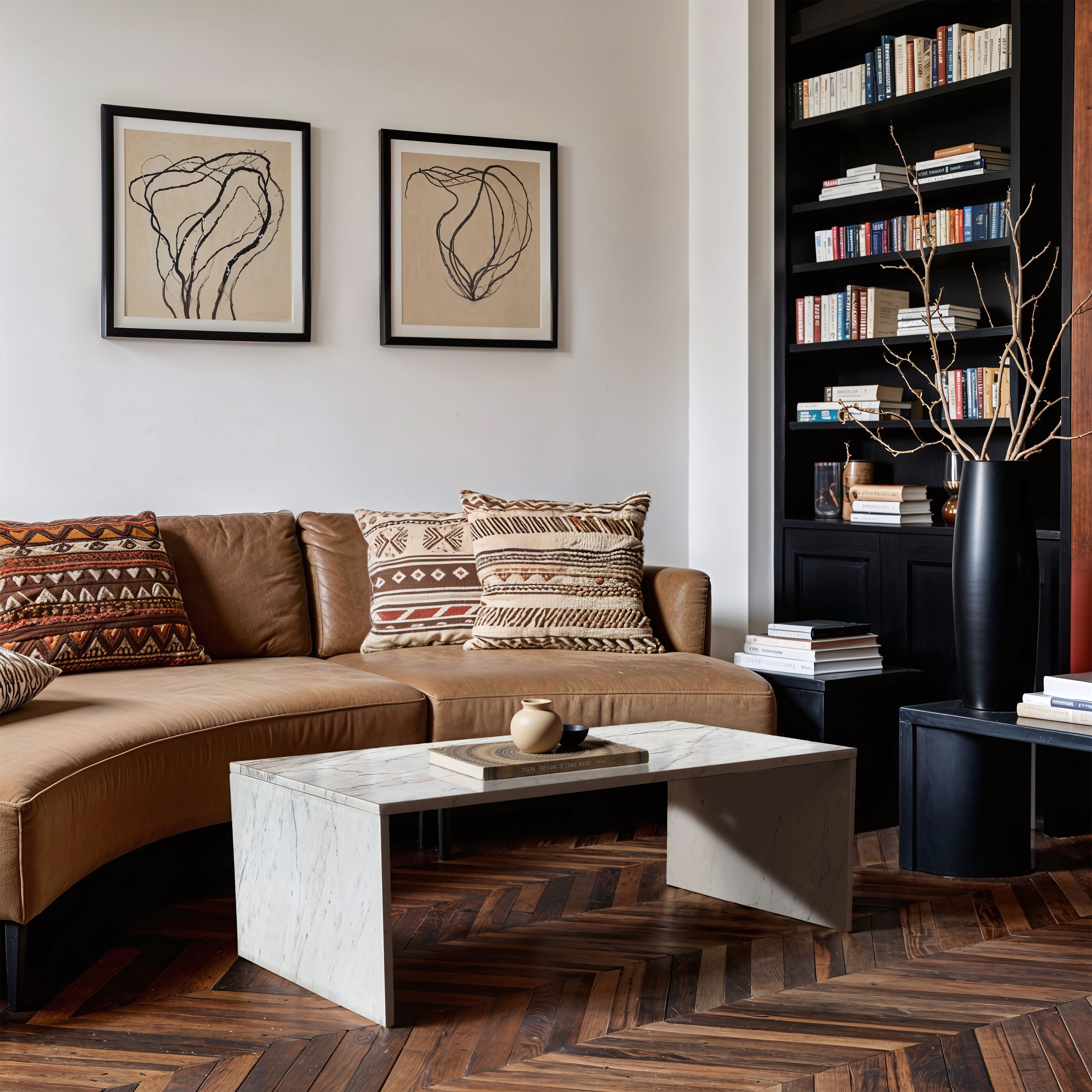 Vernazza - Marble Coffee Table - White