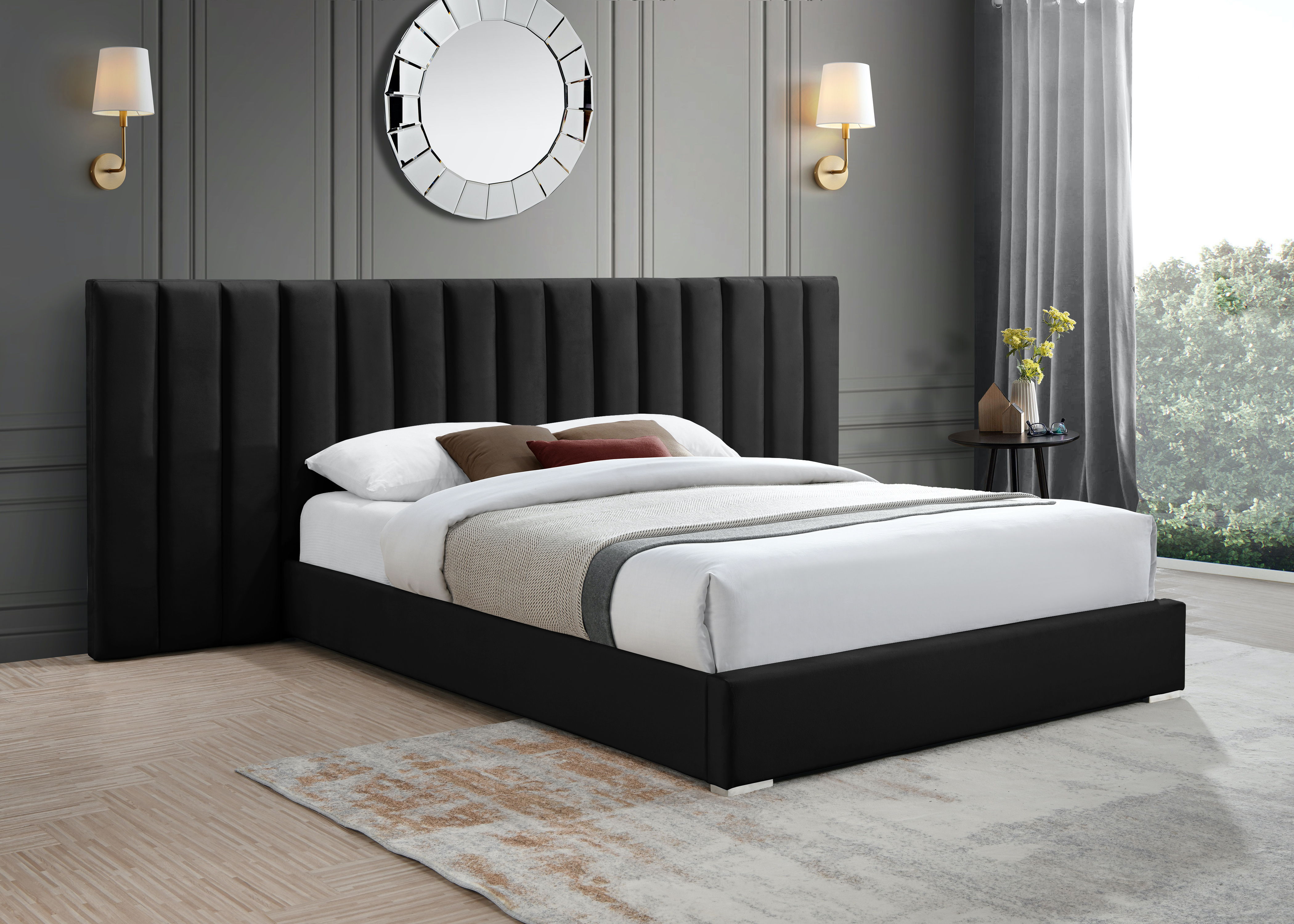 Pablo - King Bed - Black