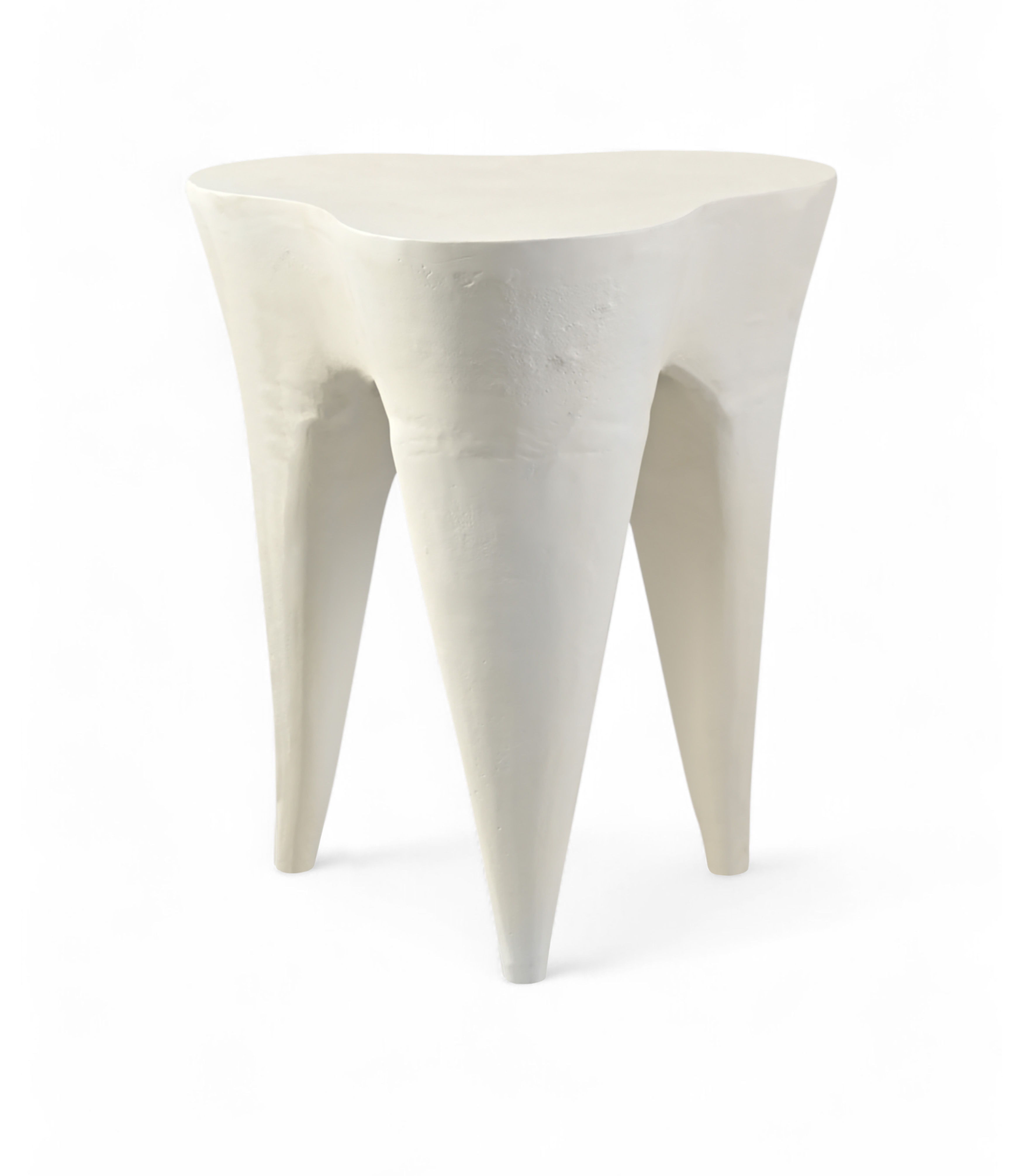 Bourges - Aluminum End Table - Cream