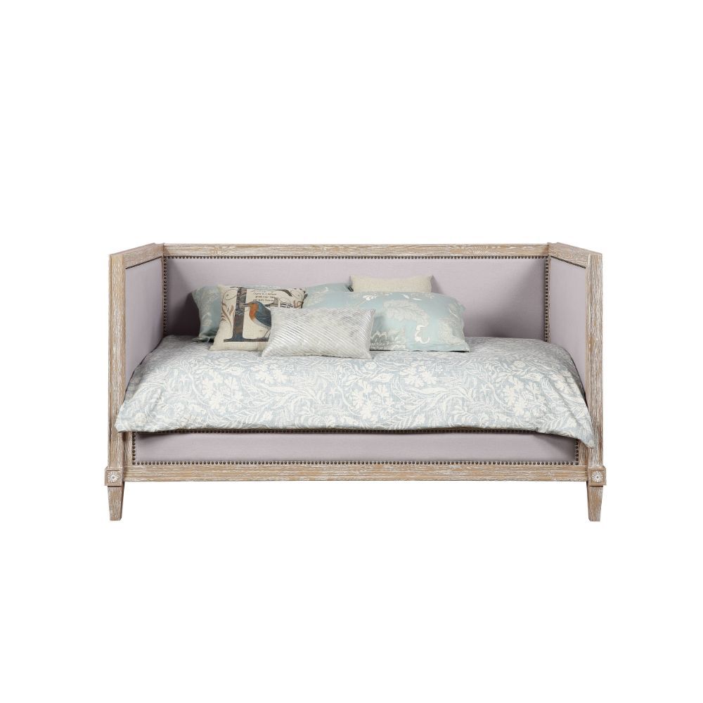 Charlton - Twin Daybed - Beige Linen & Weathered Oak, light brown, view 2