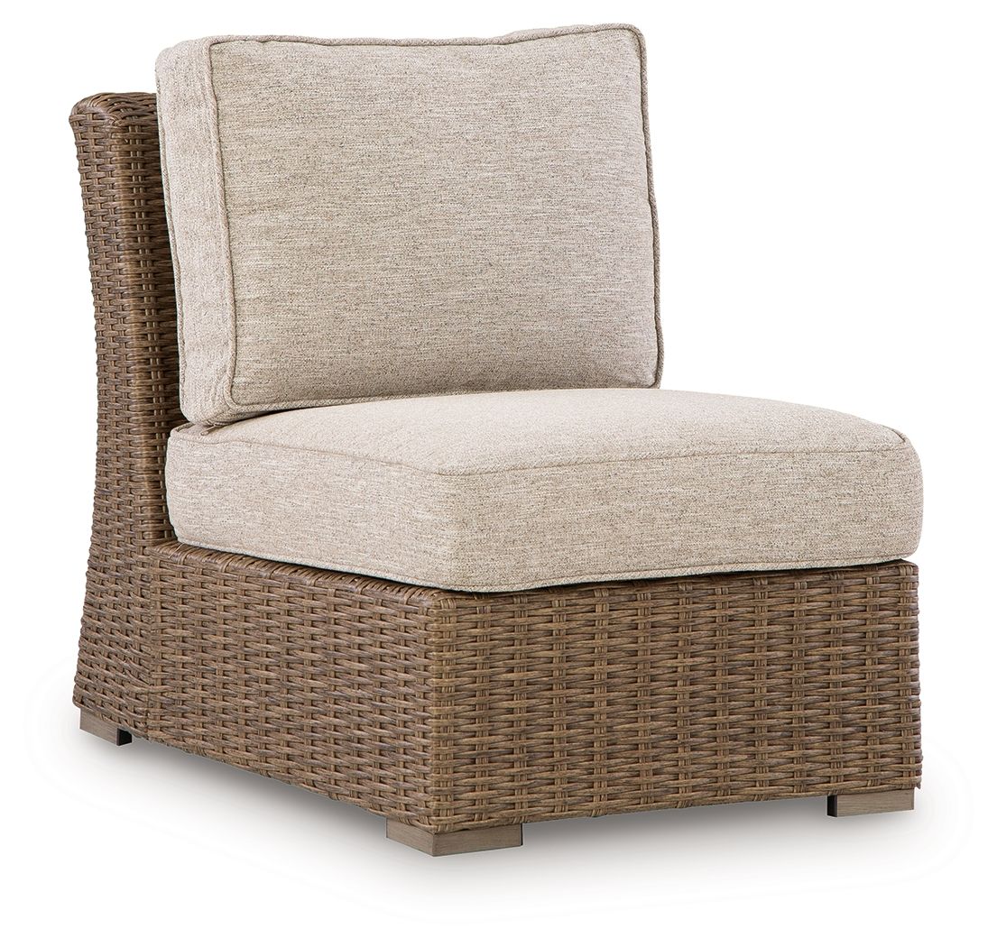 Armless Chair With Cushion