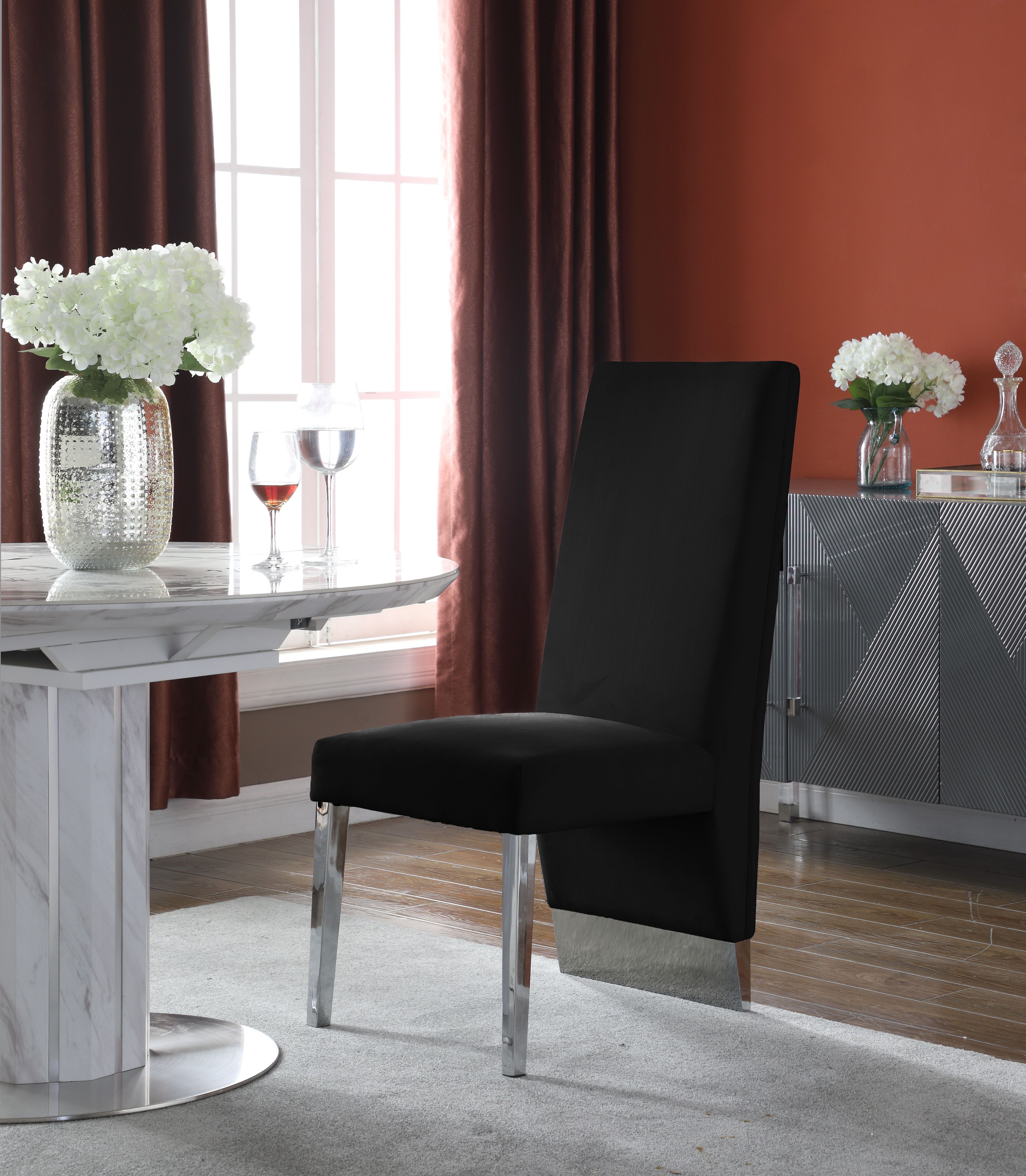Porsha - Dining Chair (Set of 2) - Black