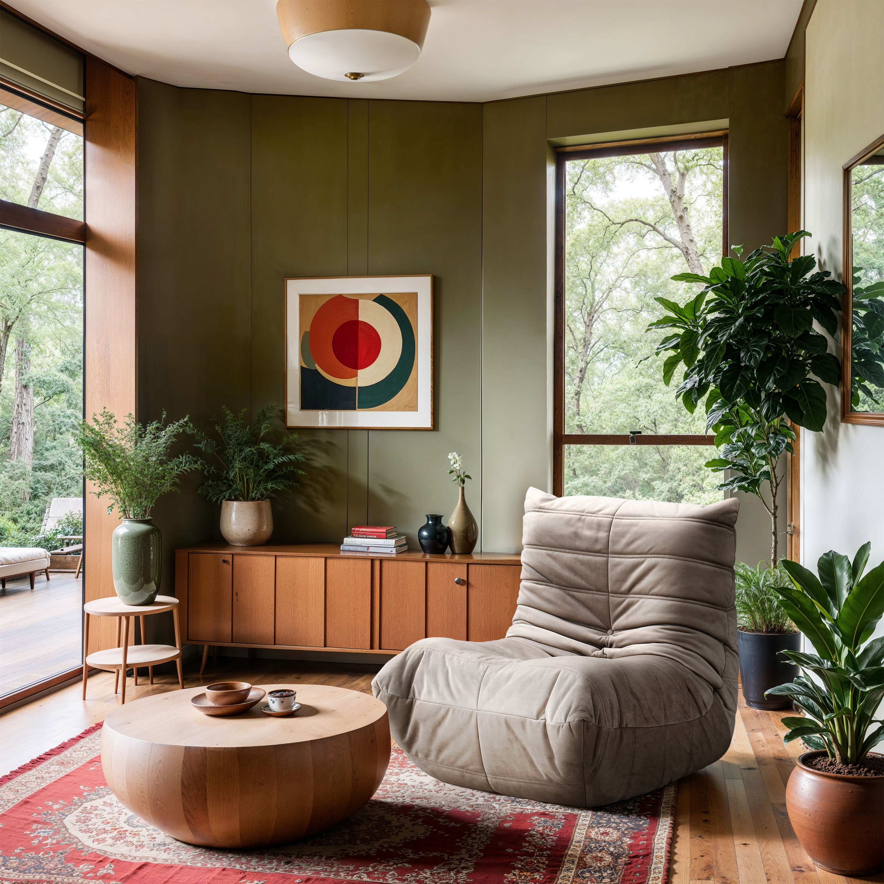 Relax - Velvet Upholstered Chair - Taupe