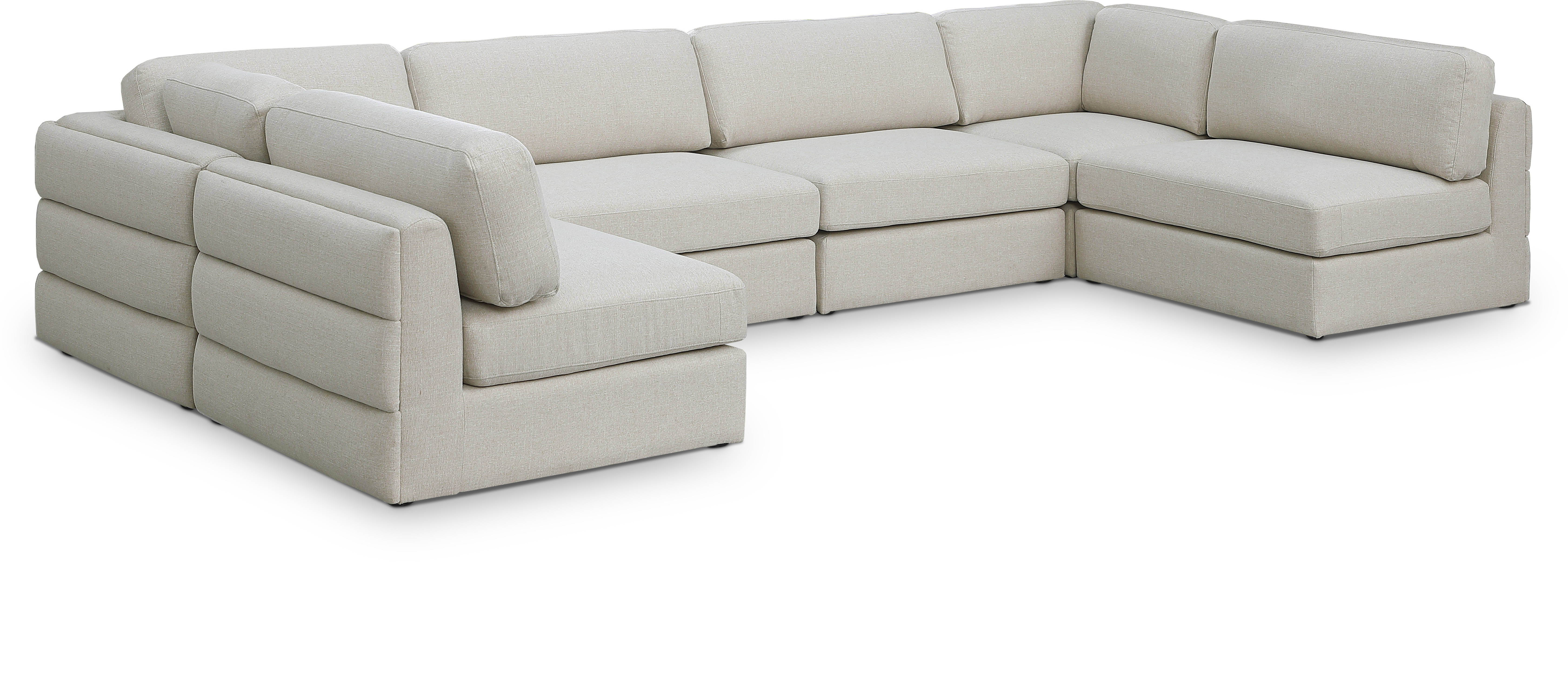 Beckham - 6 Piece Modular Sectional - Beige