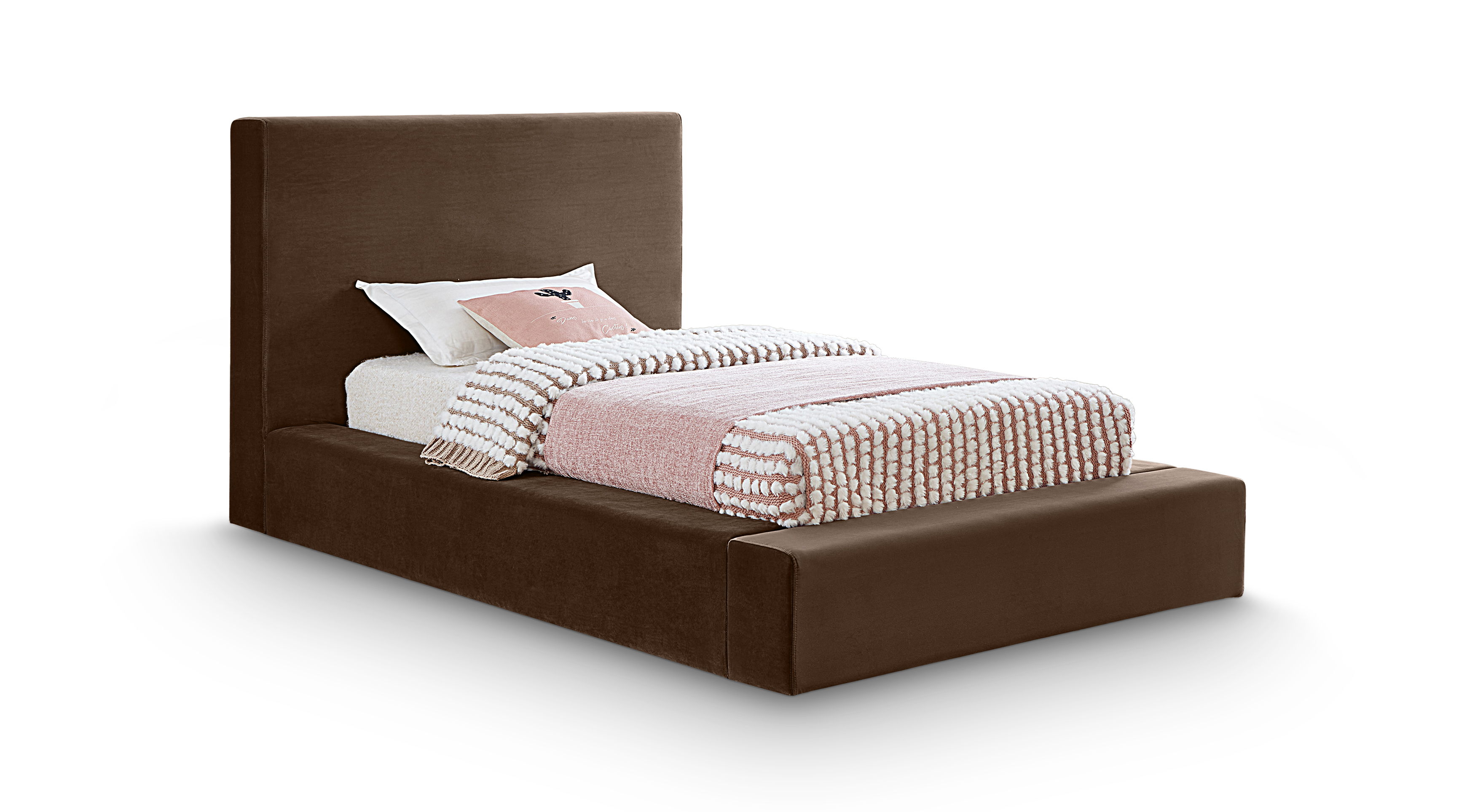 Dorian - Twin Bed - Brown
