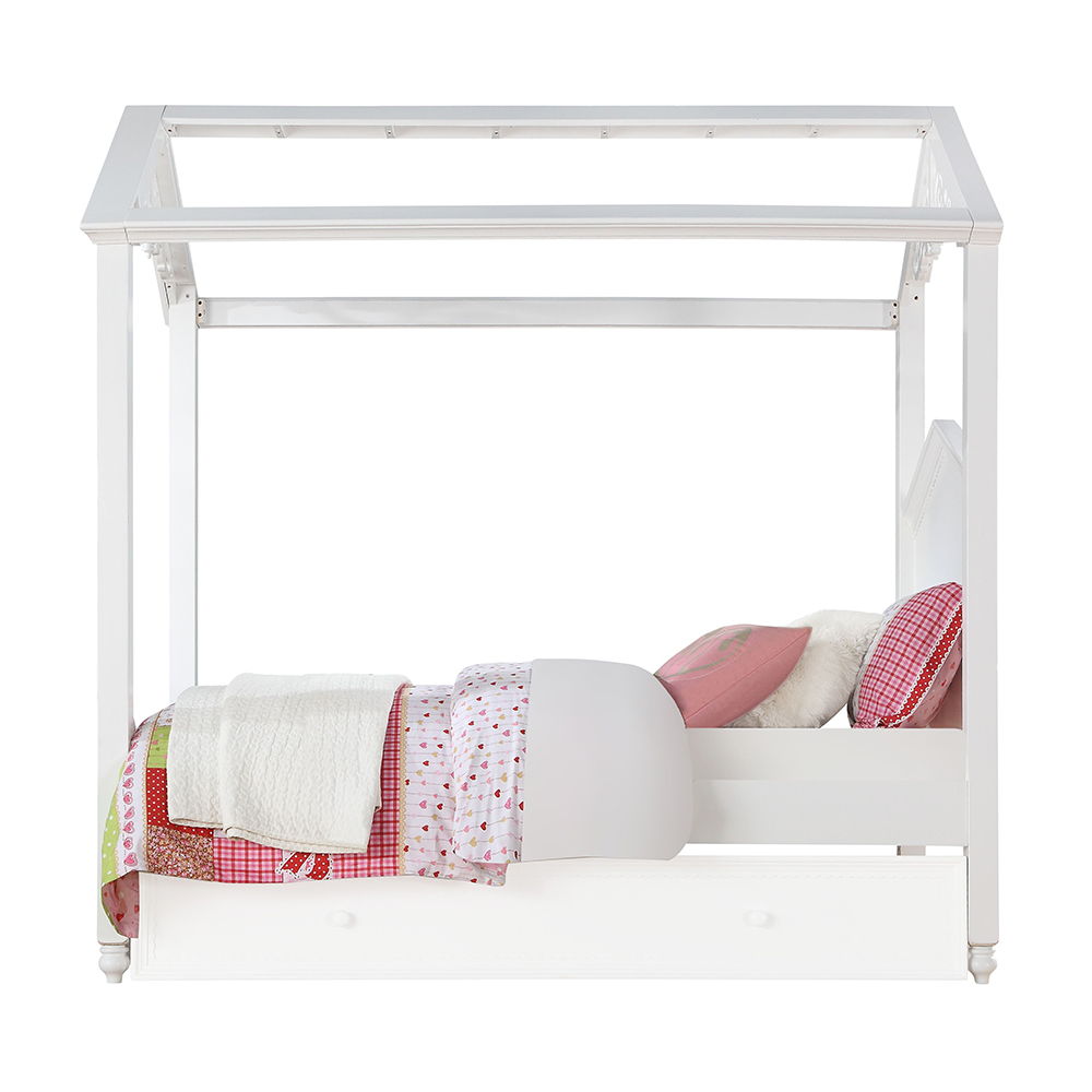 Rapunzel - Twin Bed - White, white, view 3