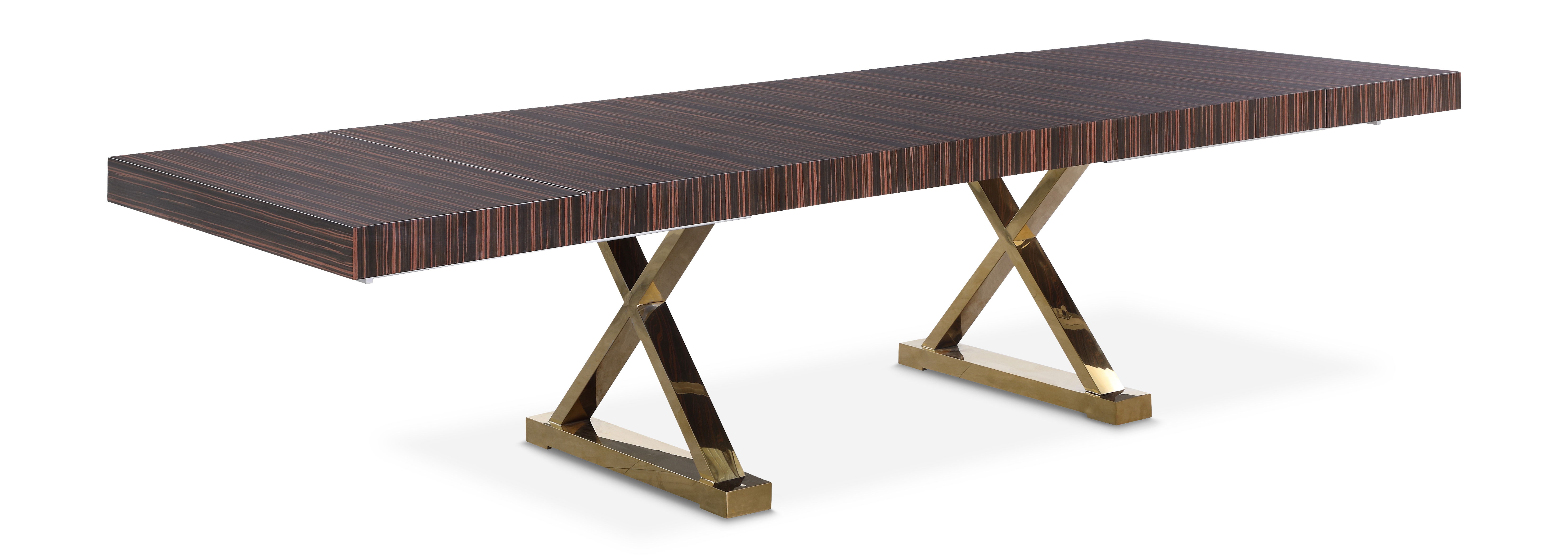 Excel - Extendable Dining Table - Brown