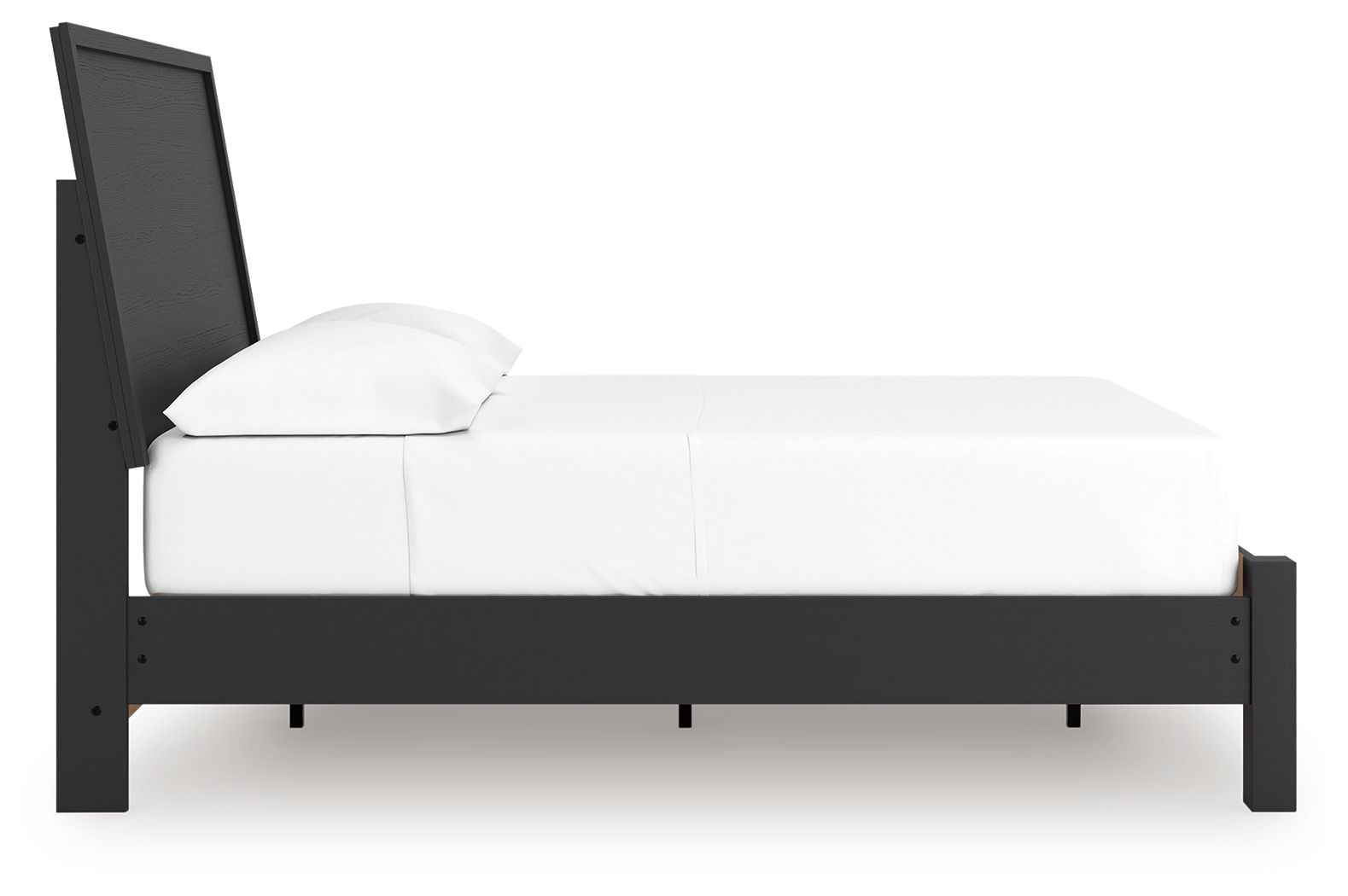 Ashley Furniture Danziar - Full Panel Bed With Low Footboard - Black - Image 6