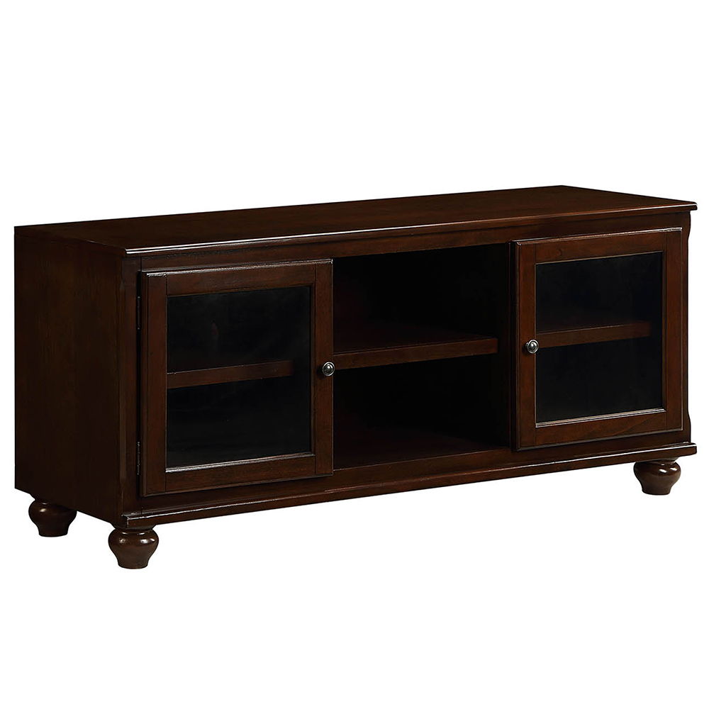 Dita - TV Stand - Walnut, dark brown, view 2