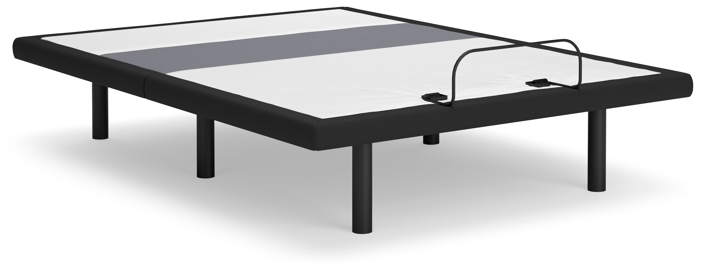 Best Base With Lumbar And Audio - Queen Adjustable Base - Charcoal Gray