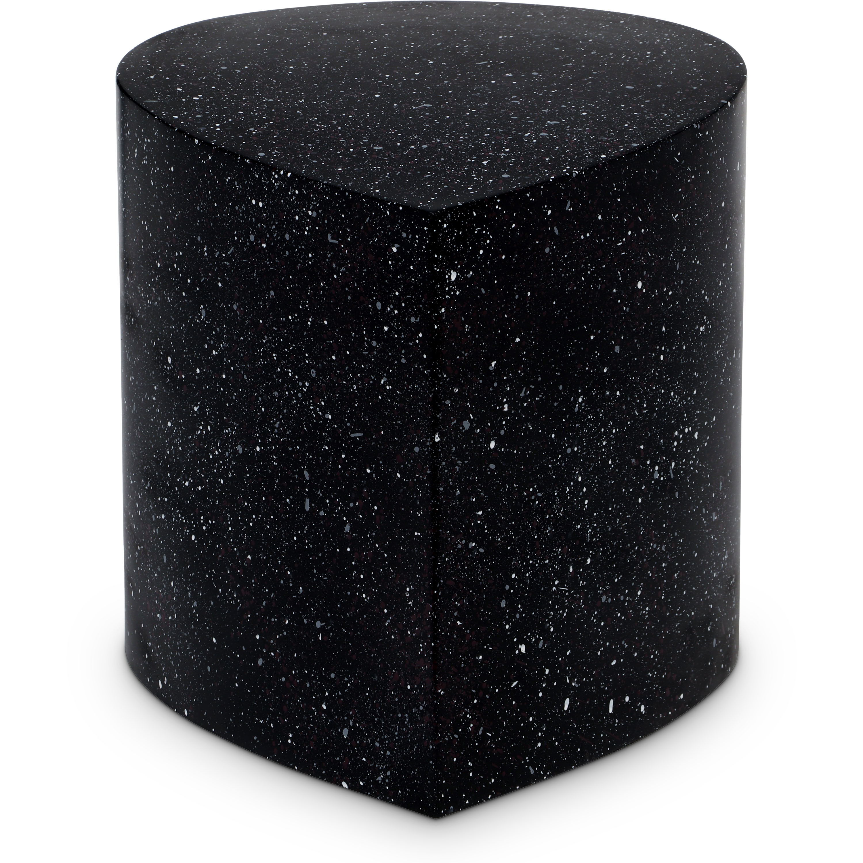 Petal - Iron Coffee Table - Black Terazzo