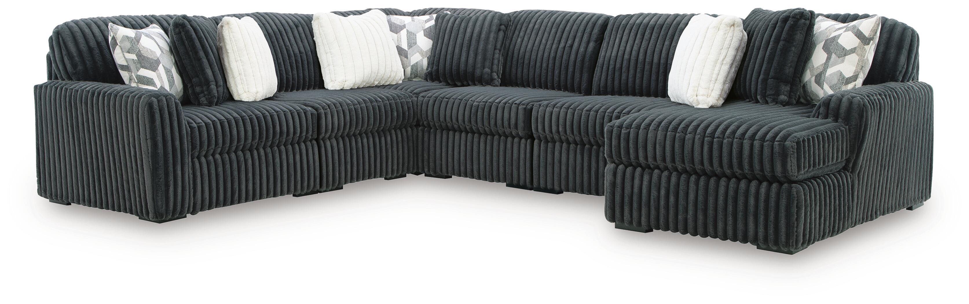6 Pc · Sectional With RAF Corner Chaise