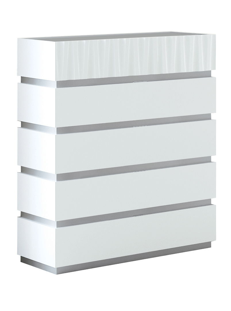 Marina - 5-Drawer Chest - White