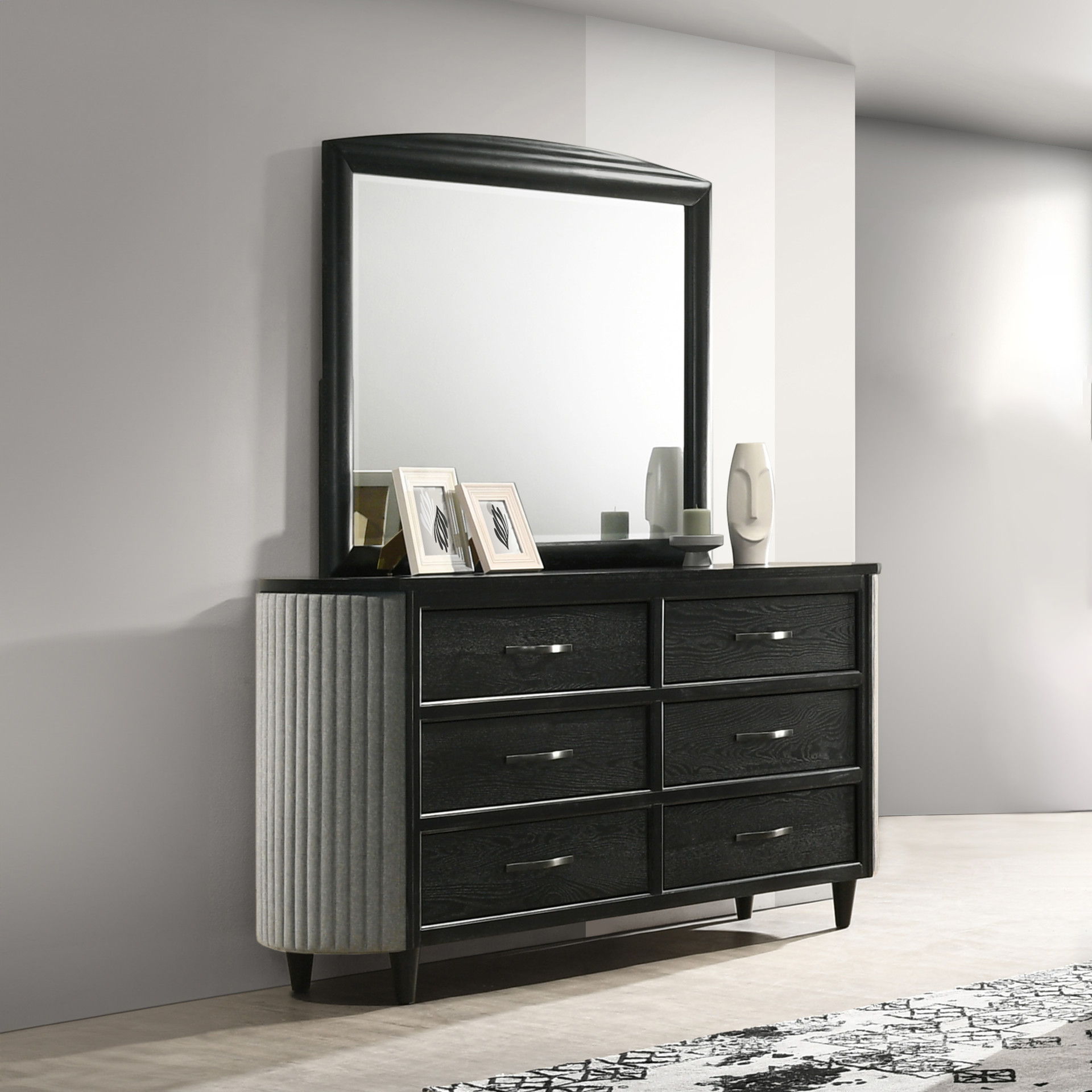 Skyline - Mirror - Onyx, black