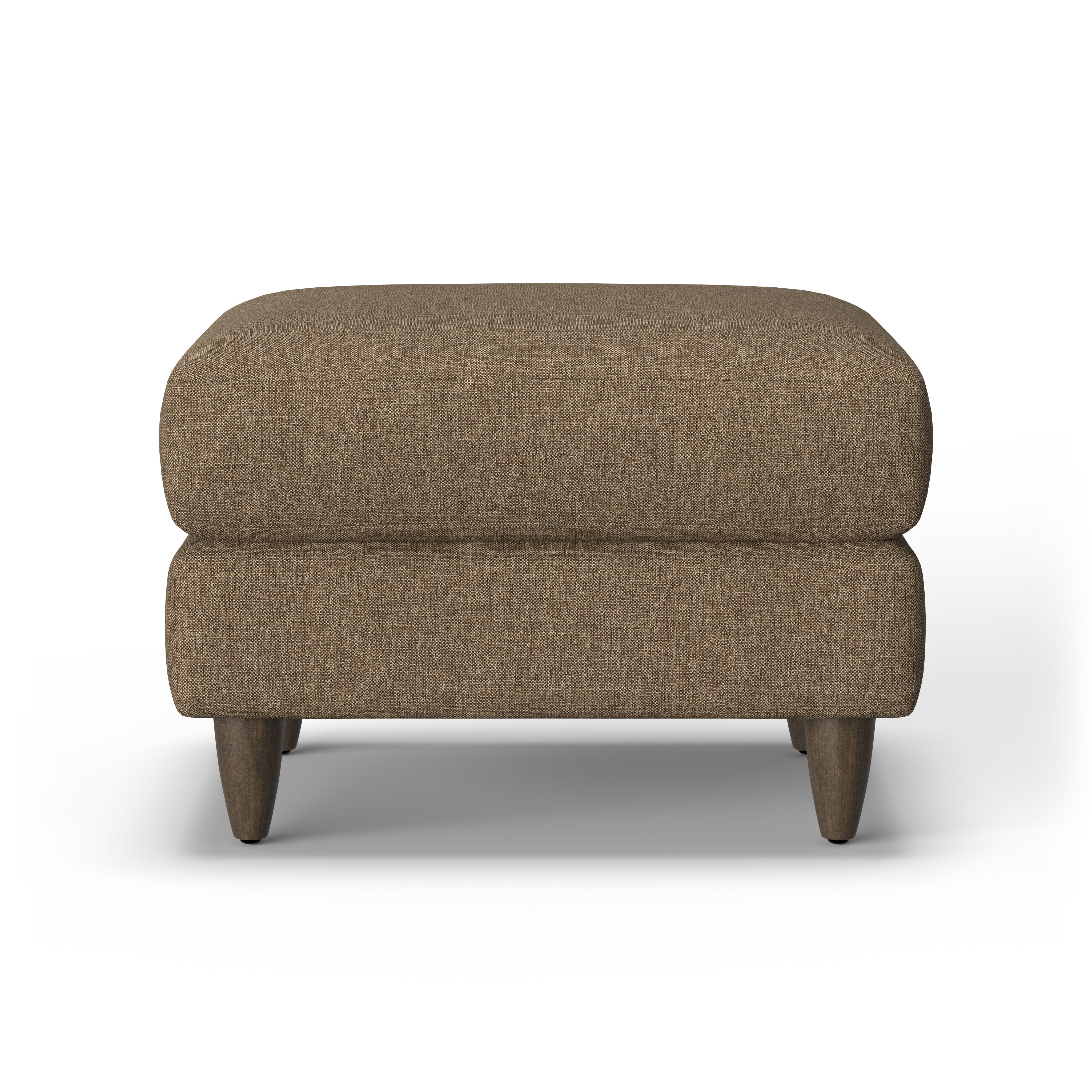 Mia - Fabric Ottoman, beige, view 4