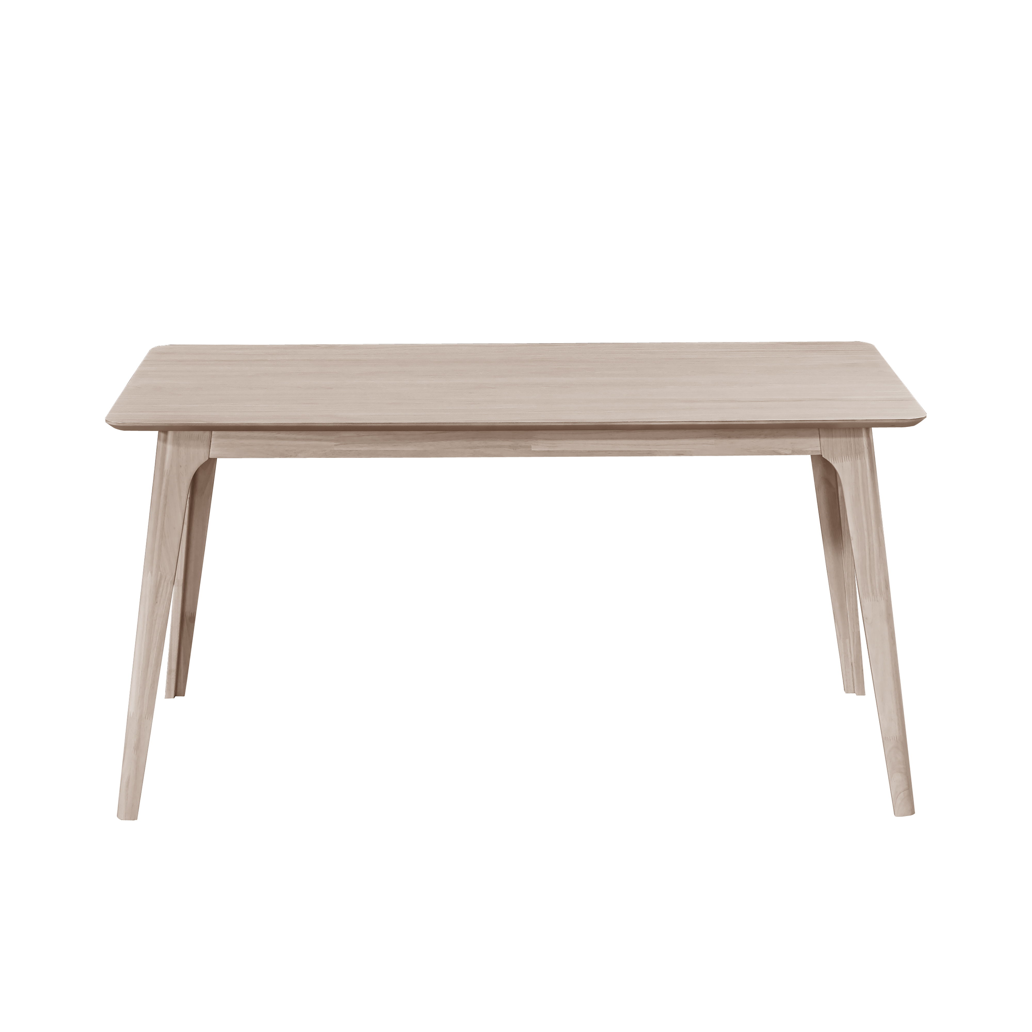 Oscar - Rectangle Table & 4 Chairs - White Ash