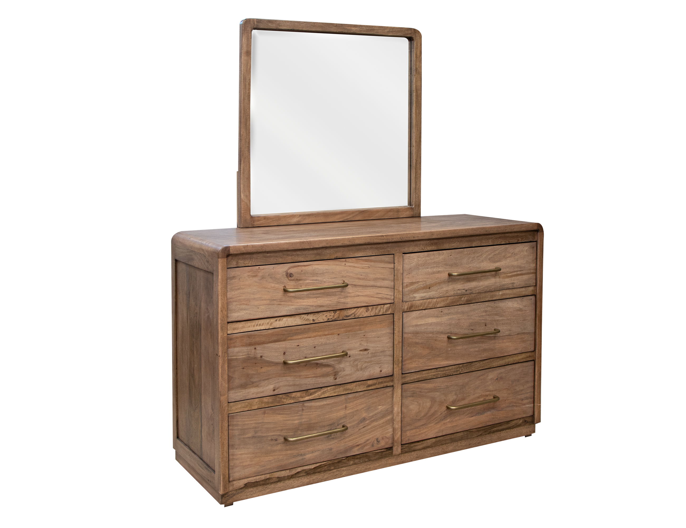 International Furniture Direct Mezquite - Mirror - Brown