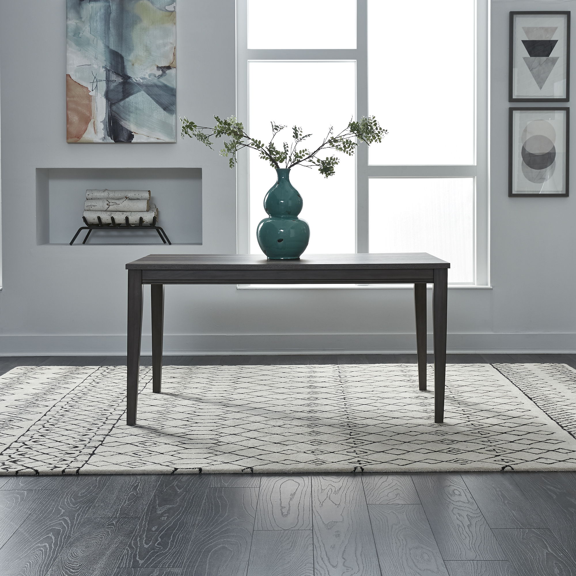 Liberty Furniture Tanners Creek - Rectangular Leg Dining Table - Dark Gray