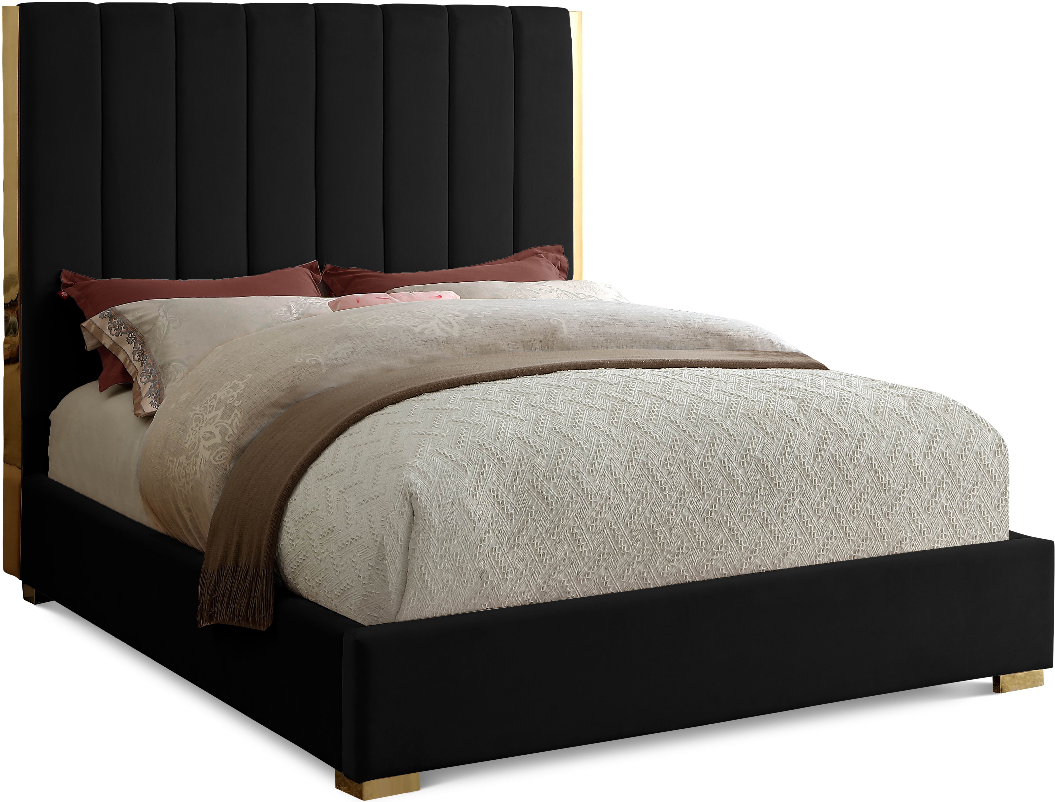Becca - King Bed - Black