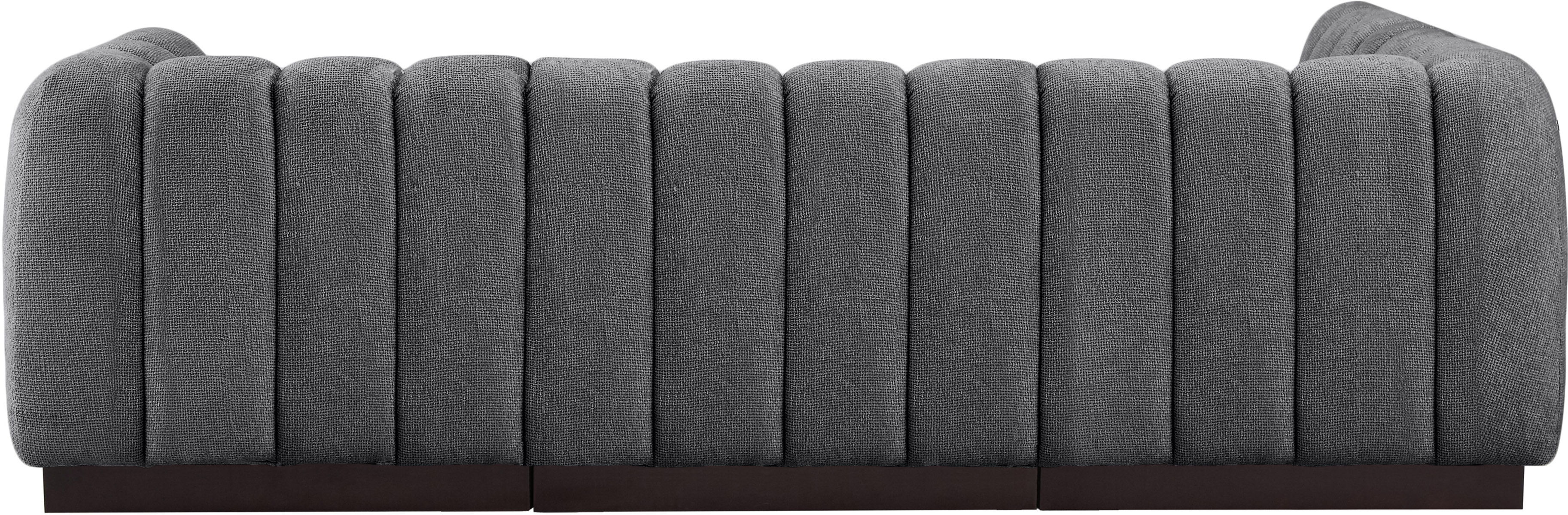 Quinn - 4 Piece Modular Sectional - Gray