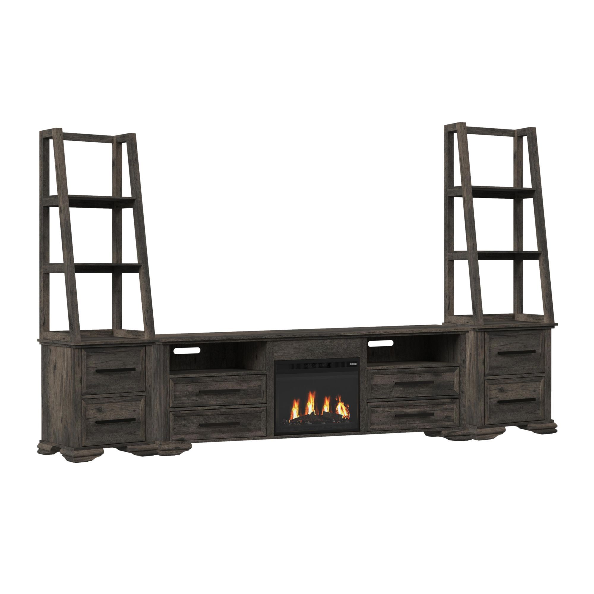 4 Pc · Entertainment Unit With 82'' TV Console