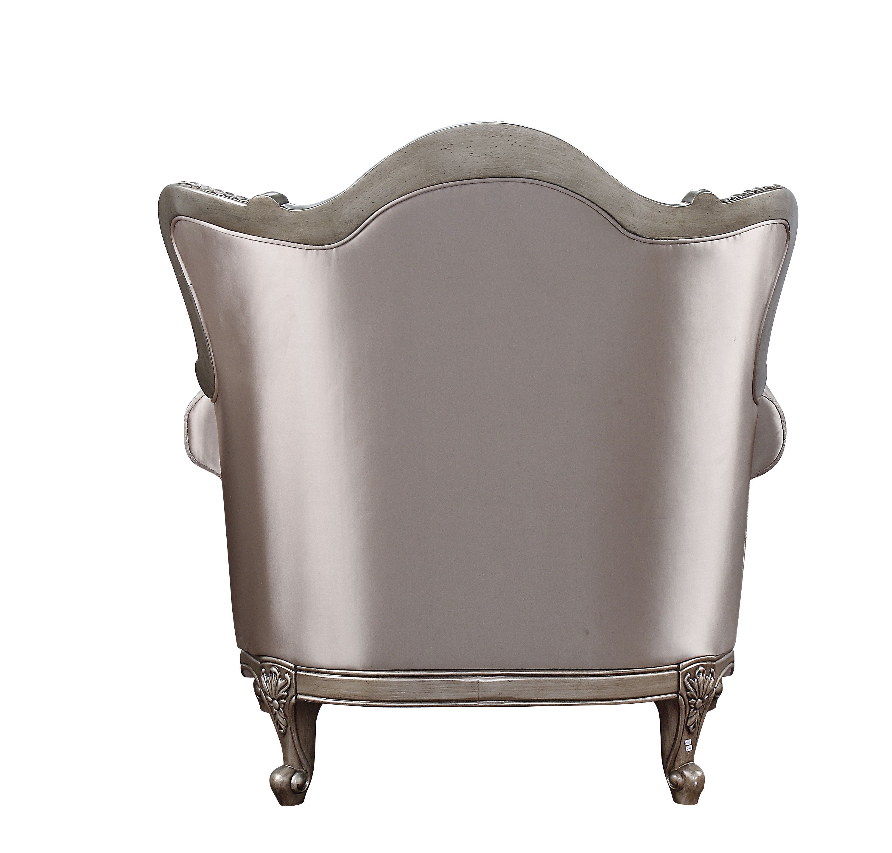 Jayceon - Chair With Pillow - Fabric & Champagne, beige, view 2