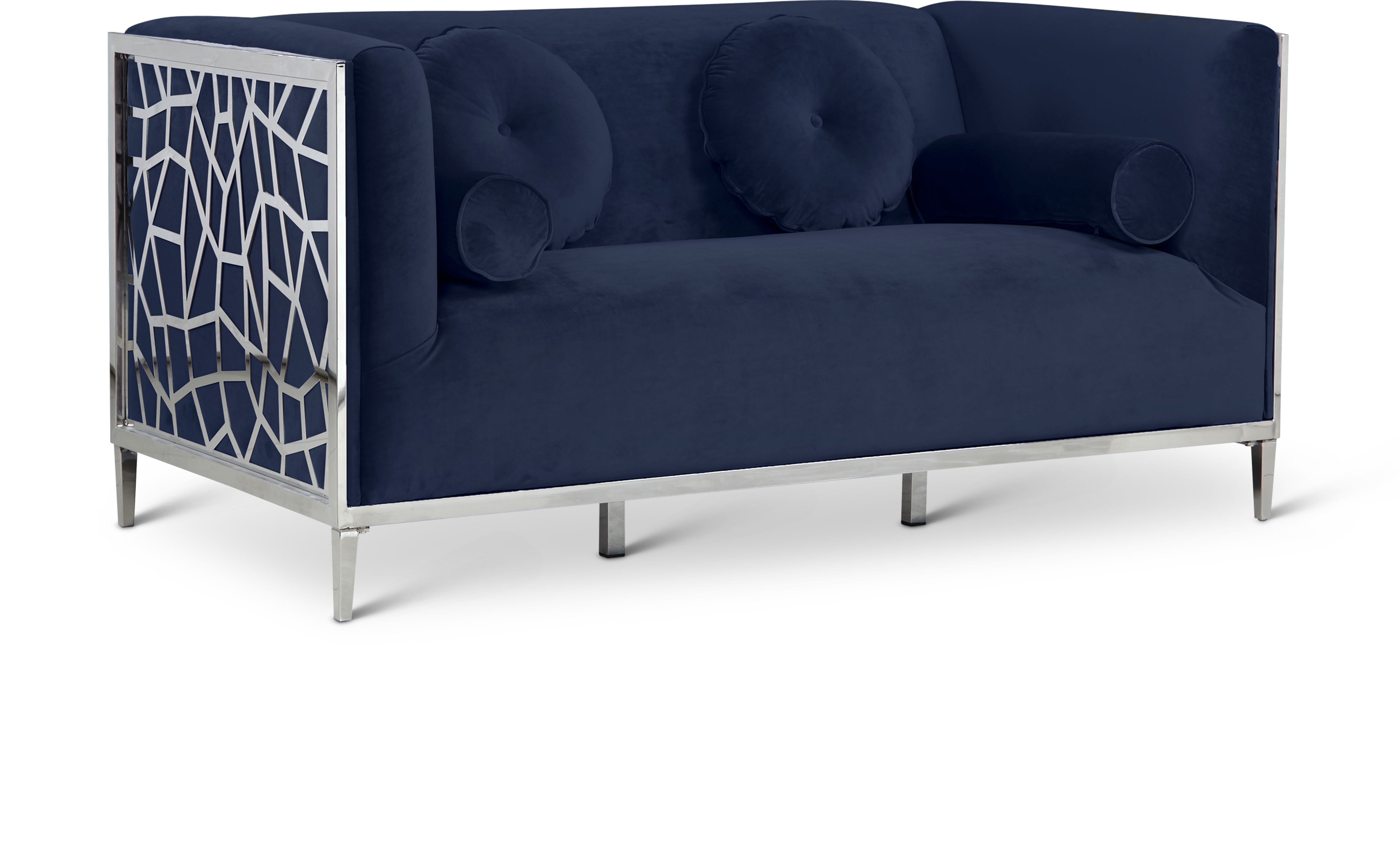 Opal - Loveseat - Navy