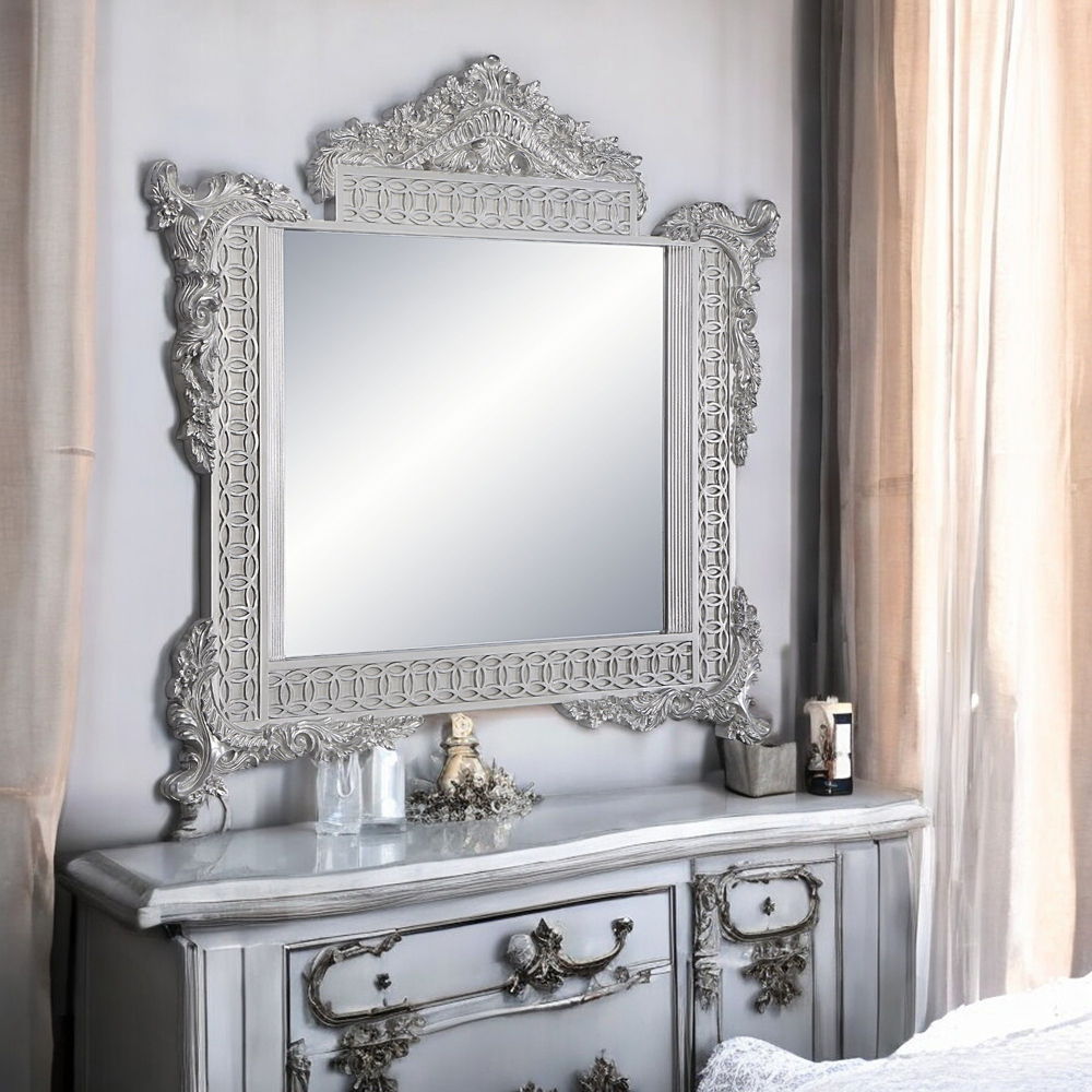 Valkyrie - Mirror - Antique Platinum, silver, view 7