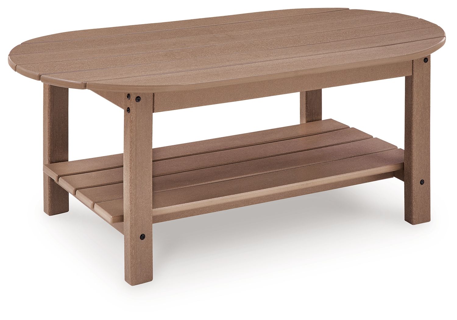 Grover Beach - Oval Cocktail Table - Driftwood