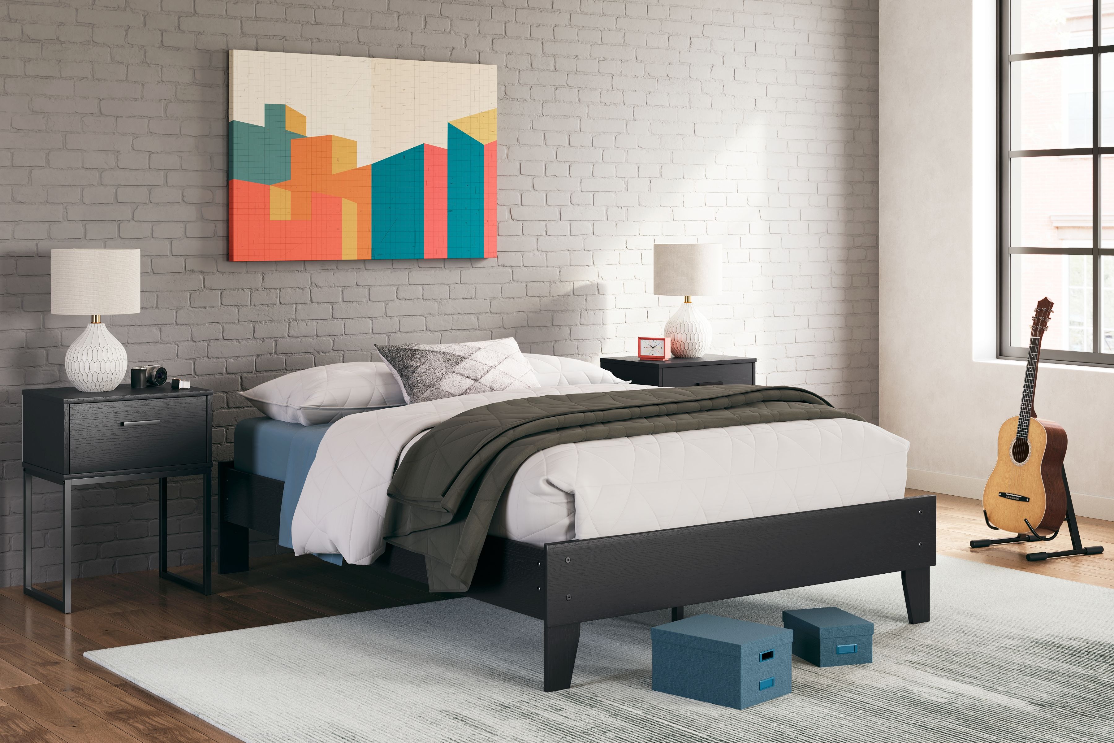 Socalle - Full Platform Bed - Black