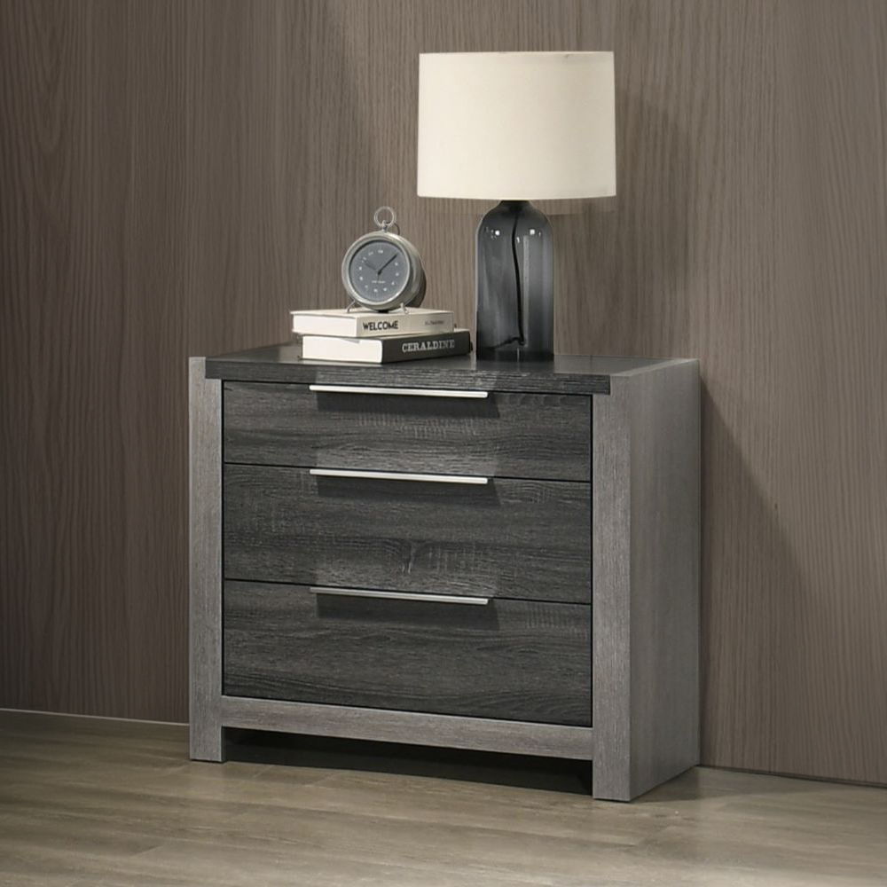 Jehoram - Nightstand - Gray, dark gray