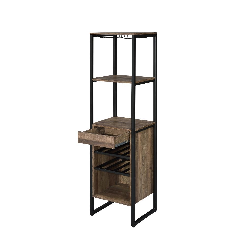 Narik - Wine Rack - Weathered Oak, light brown, view 5