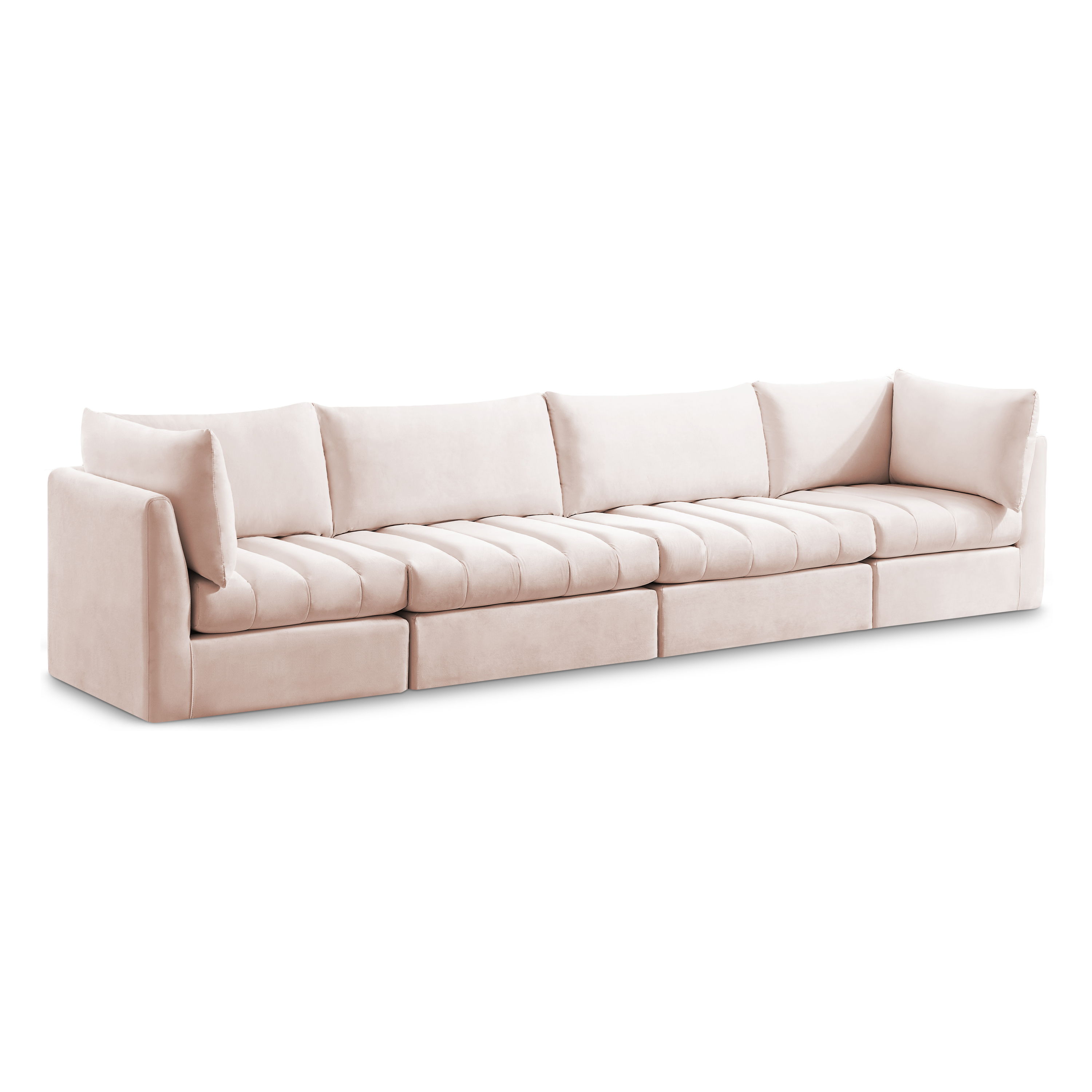 Jacob - Modular 4 Seat Sofa - Pink