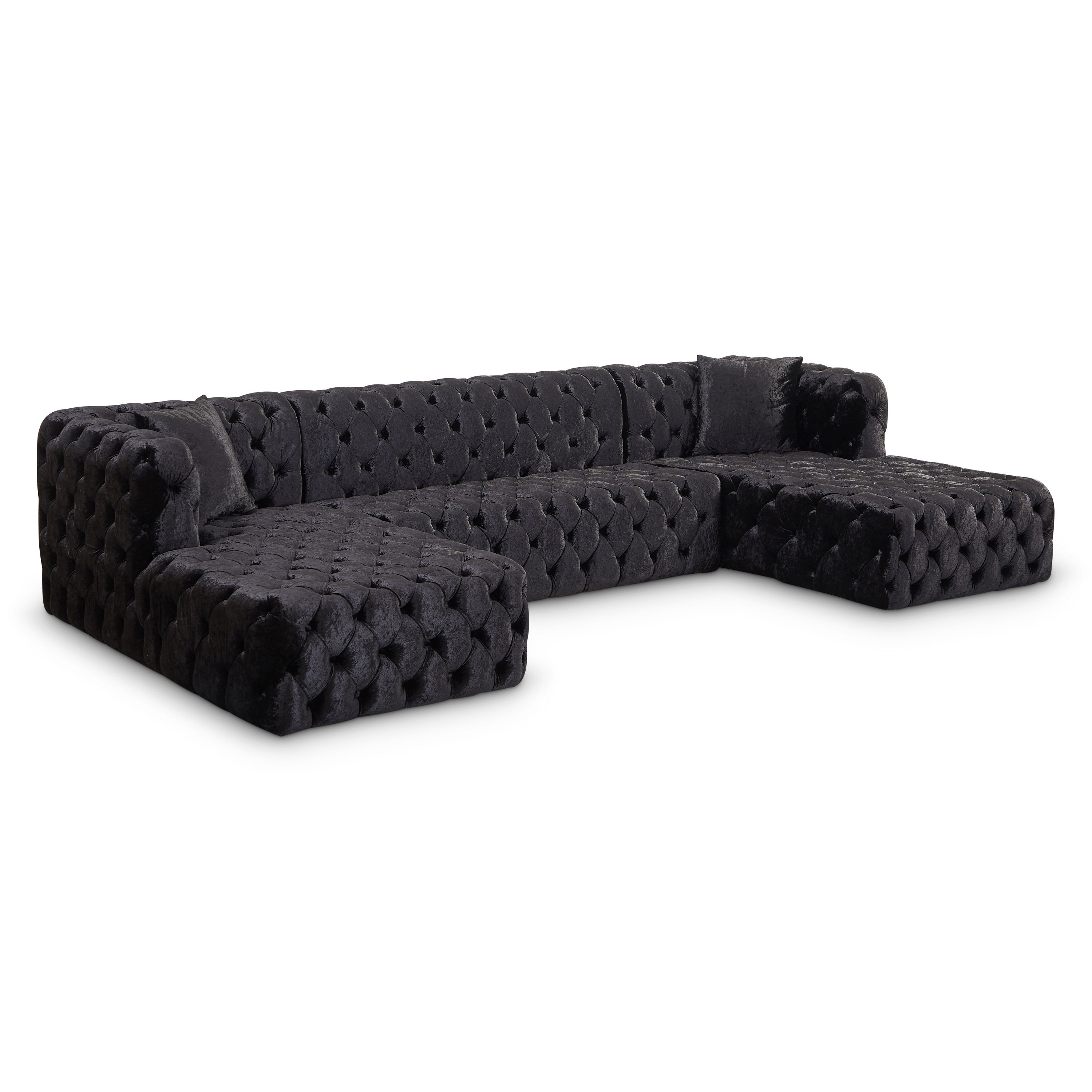 Coco - 3 Piece Sectional - Black