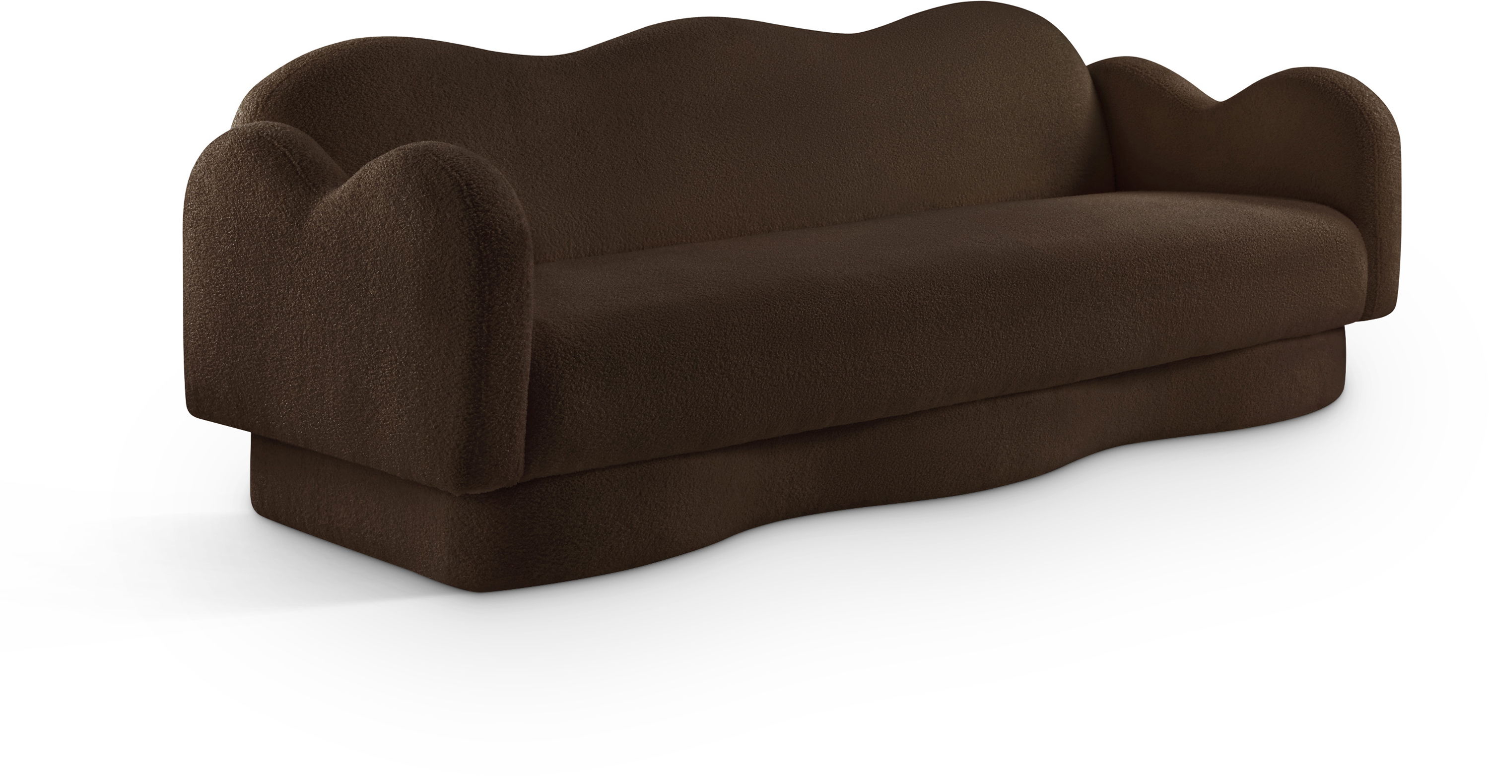 Bloom - Teddy Fabric Sofa - Brown