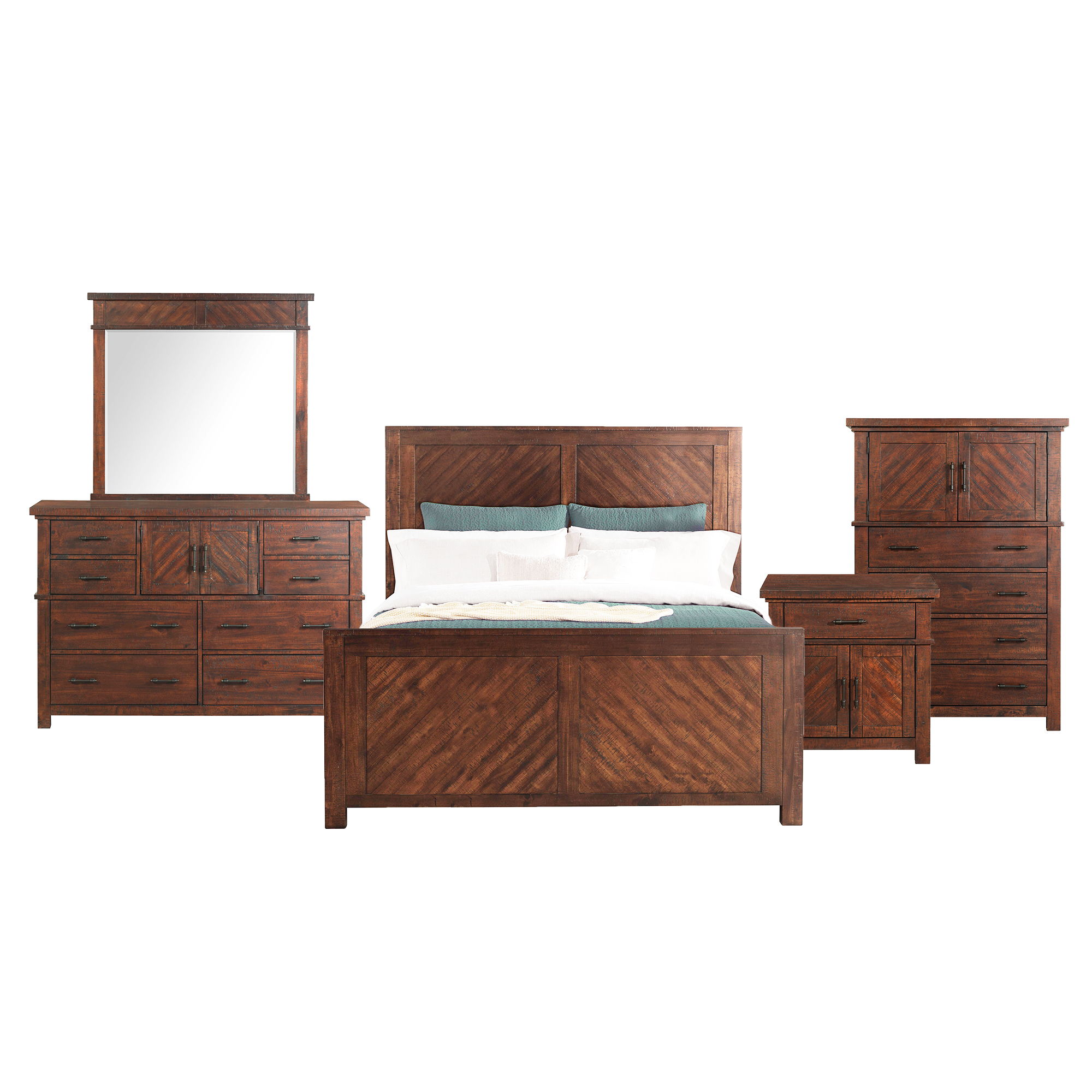 King · 5 Pc · Bedroom Set