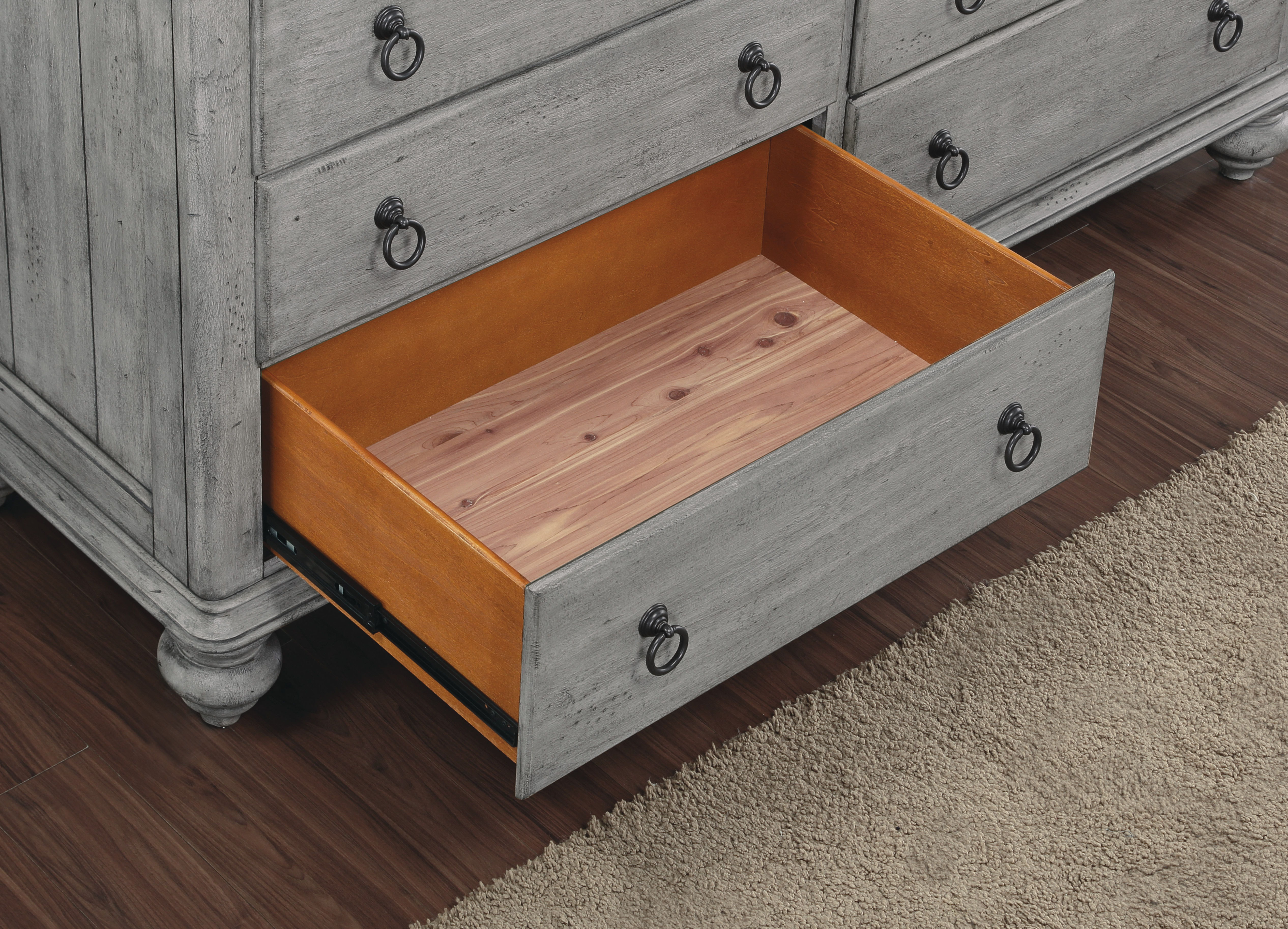 Plymouth - Dresser - Gray, gray, view 6