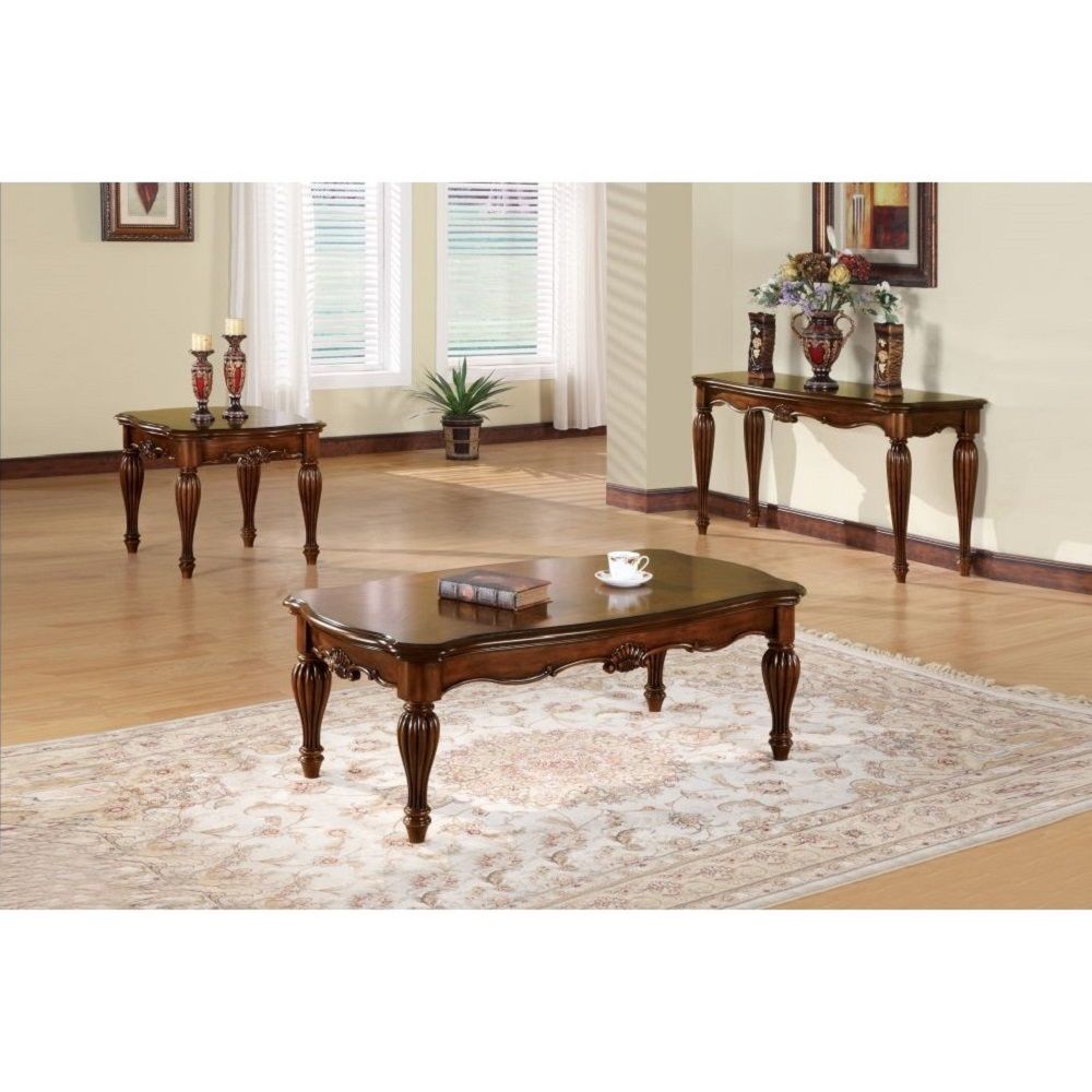 Dreena - End Table - Cherry, dark brown, view 3
