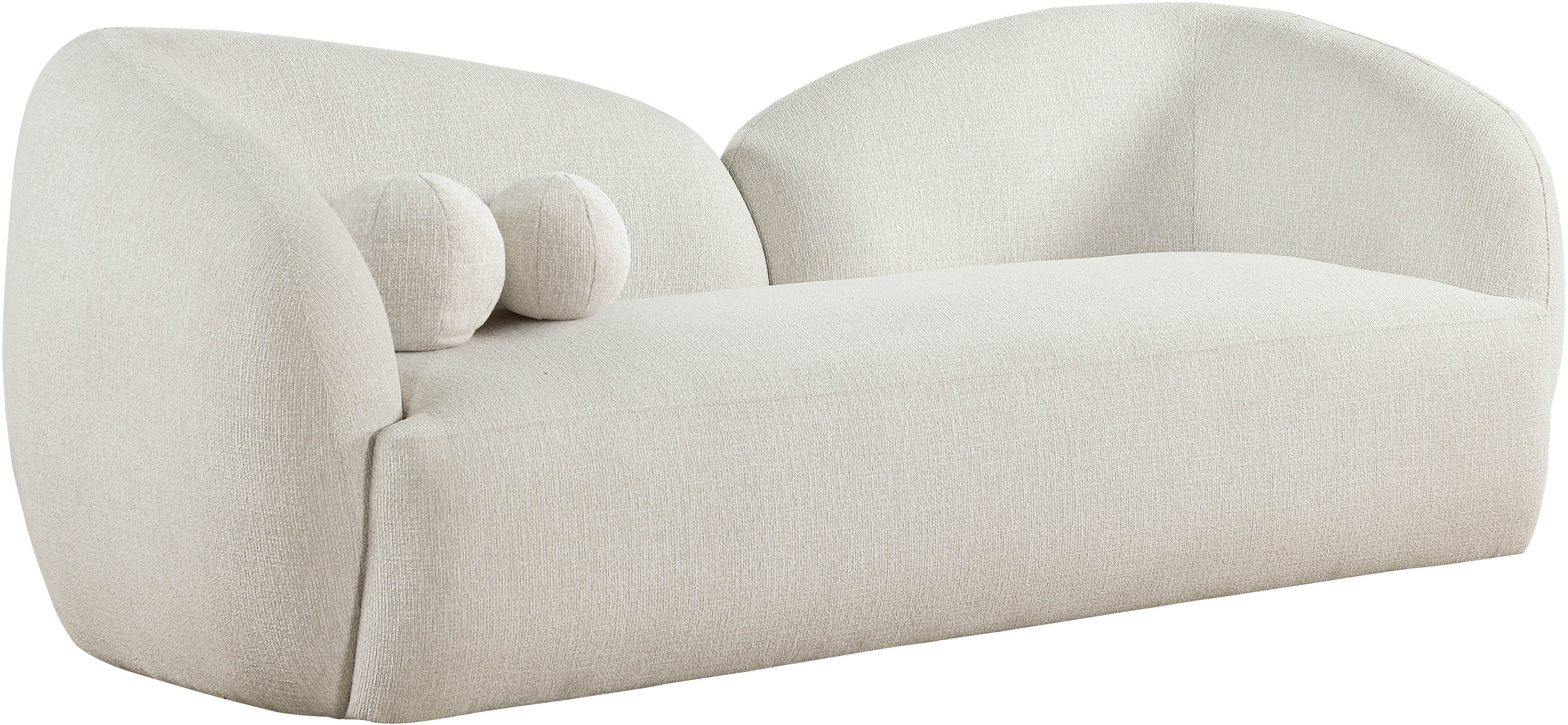 Elowen - Fabric Upholstered Sofa - Cream