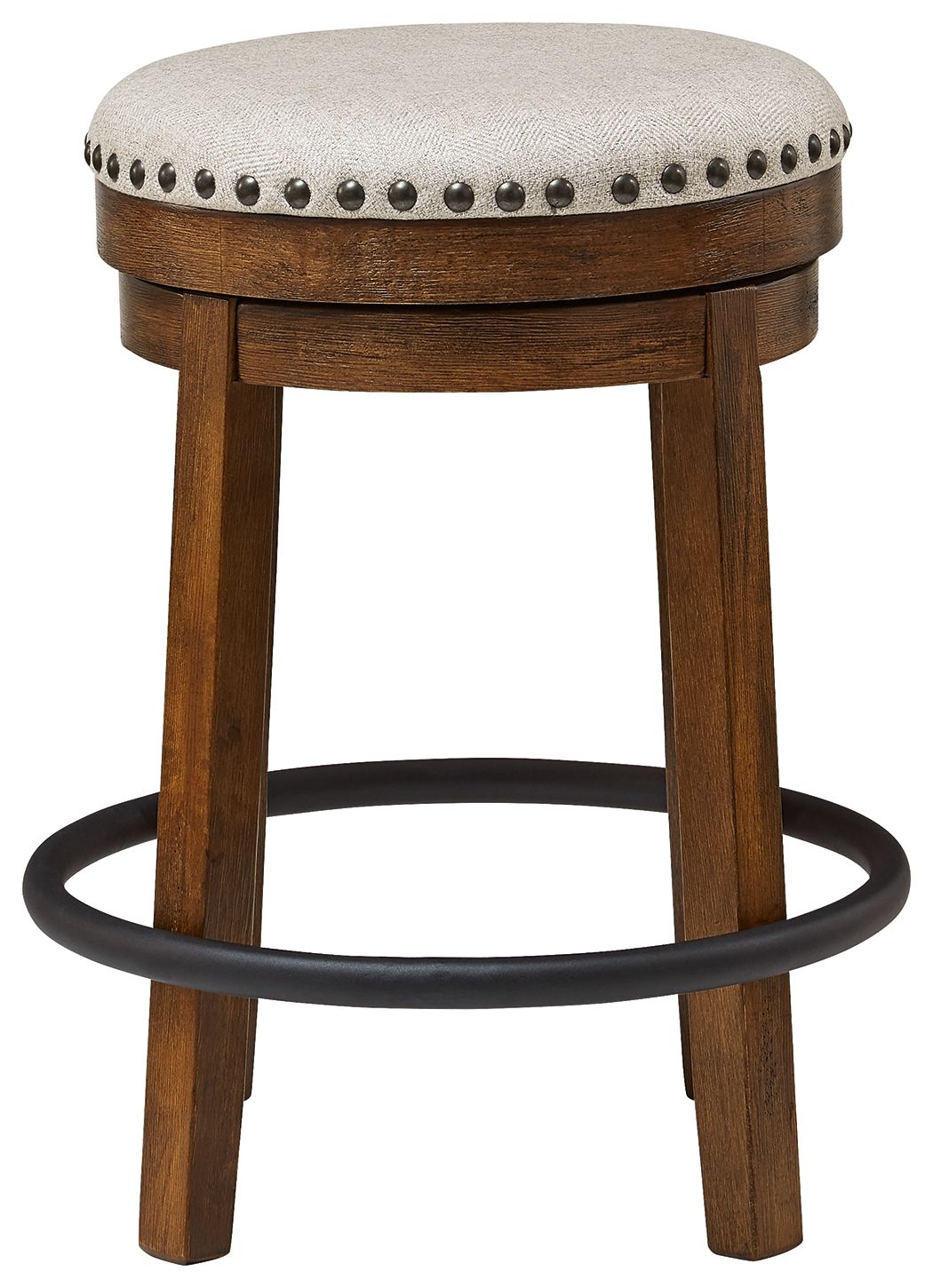 Valebeck - UPH Swivel Stool  - Brown / Black
