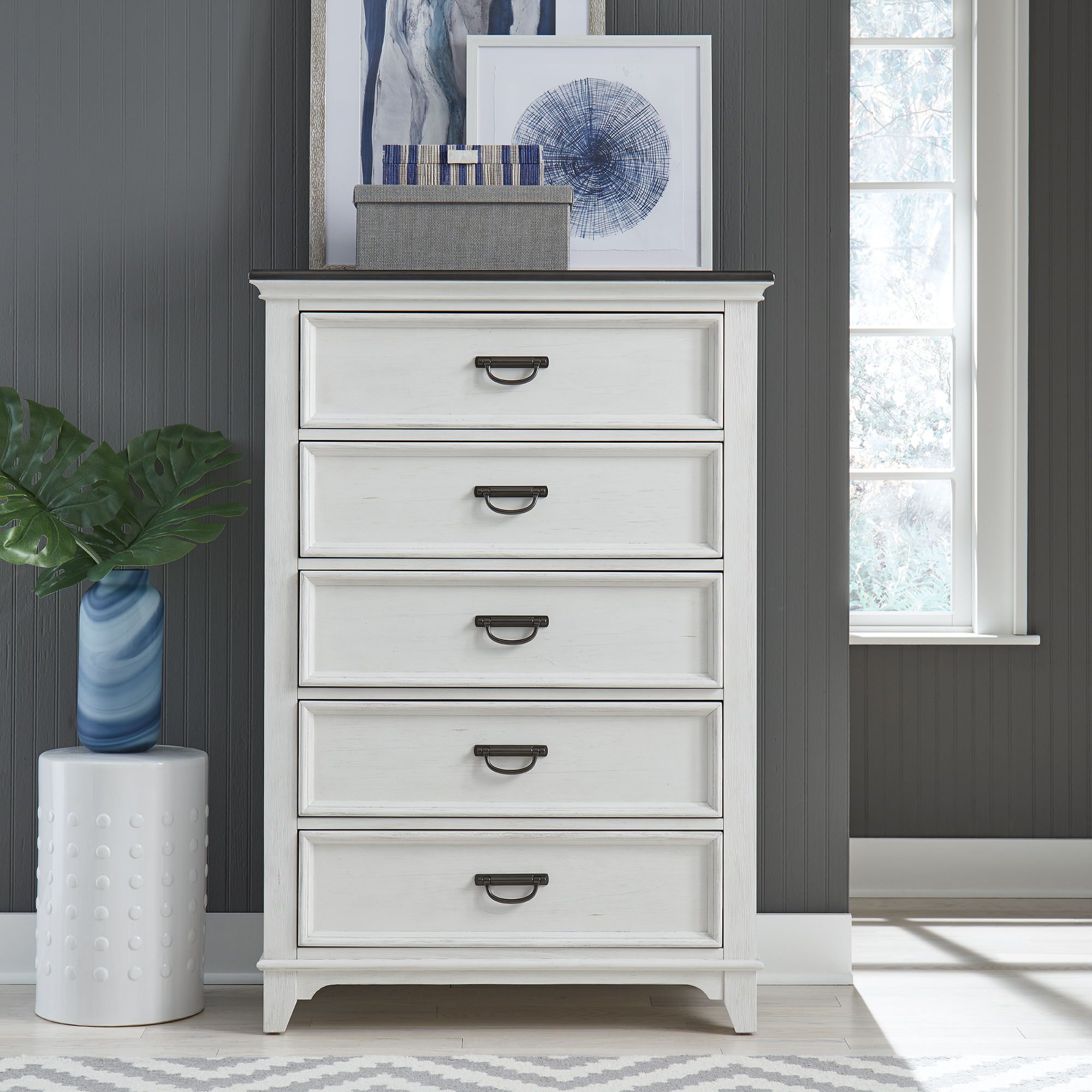 Liberty Furniture Allyson Park - 5 Drawer Chest - White