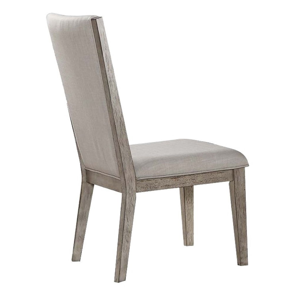 Rocky - Side Chair (Set of 2) - Fabric & Gray Oak, gray, view 6
